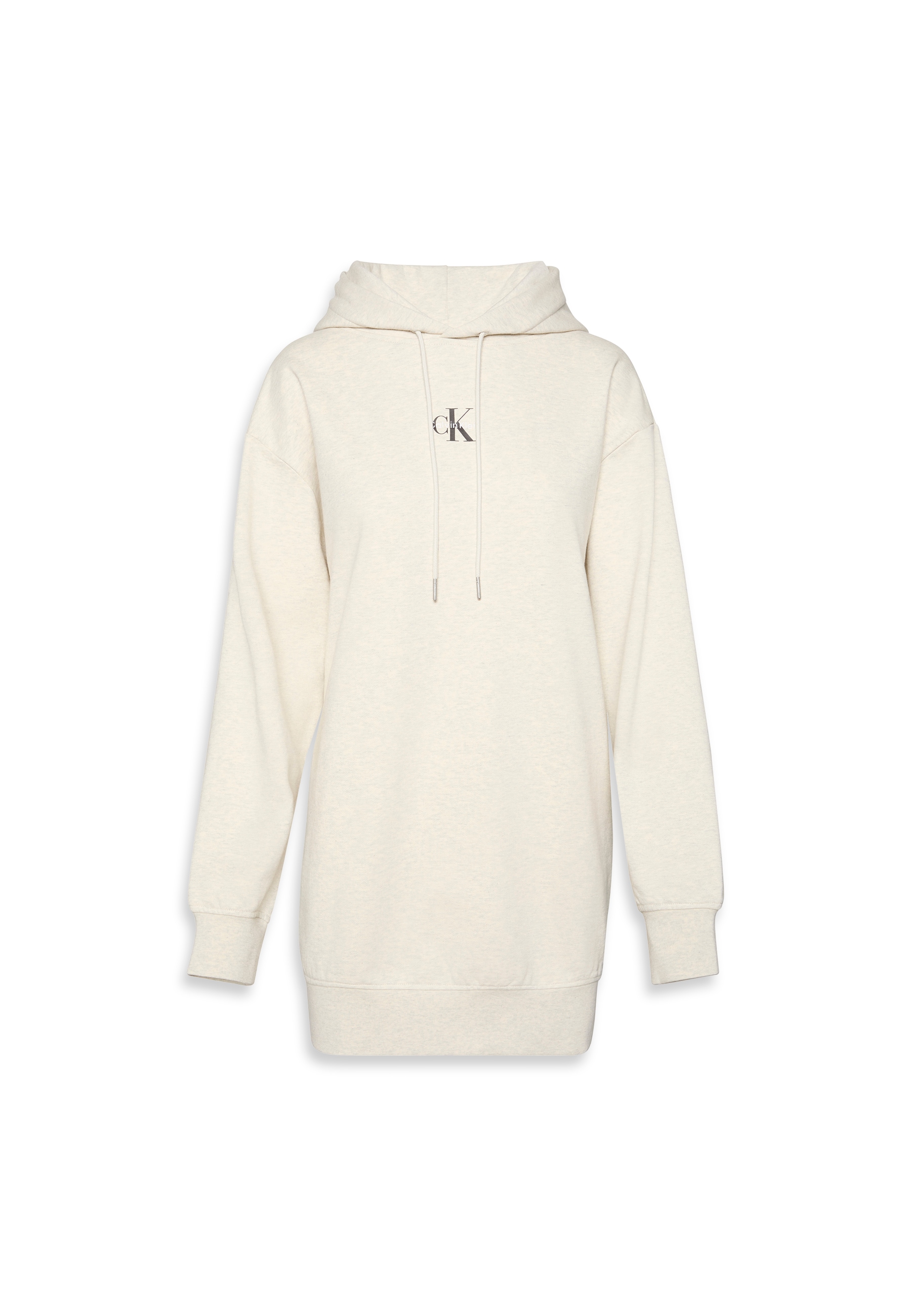 Calvin Klein Jeans Sweatkleid »LS MONOLOGO PREMIUM TERRY HOODIE«, Mit Rundhalsausschnitt, loose fit