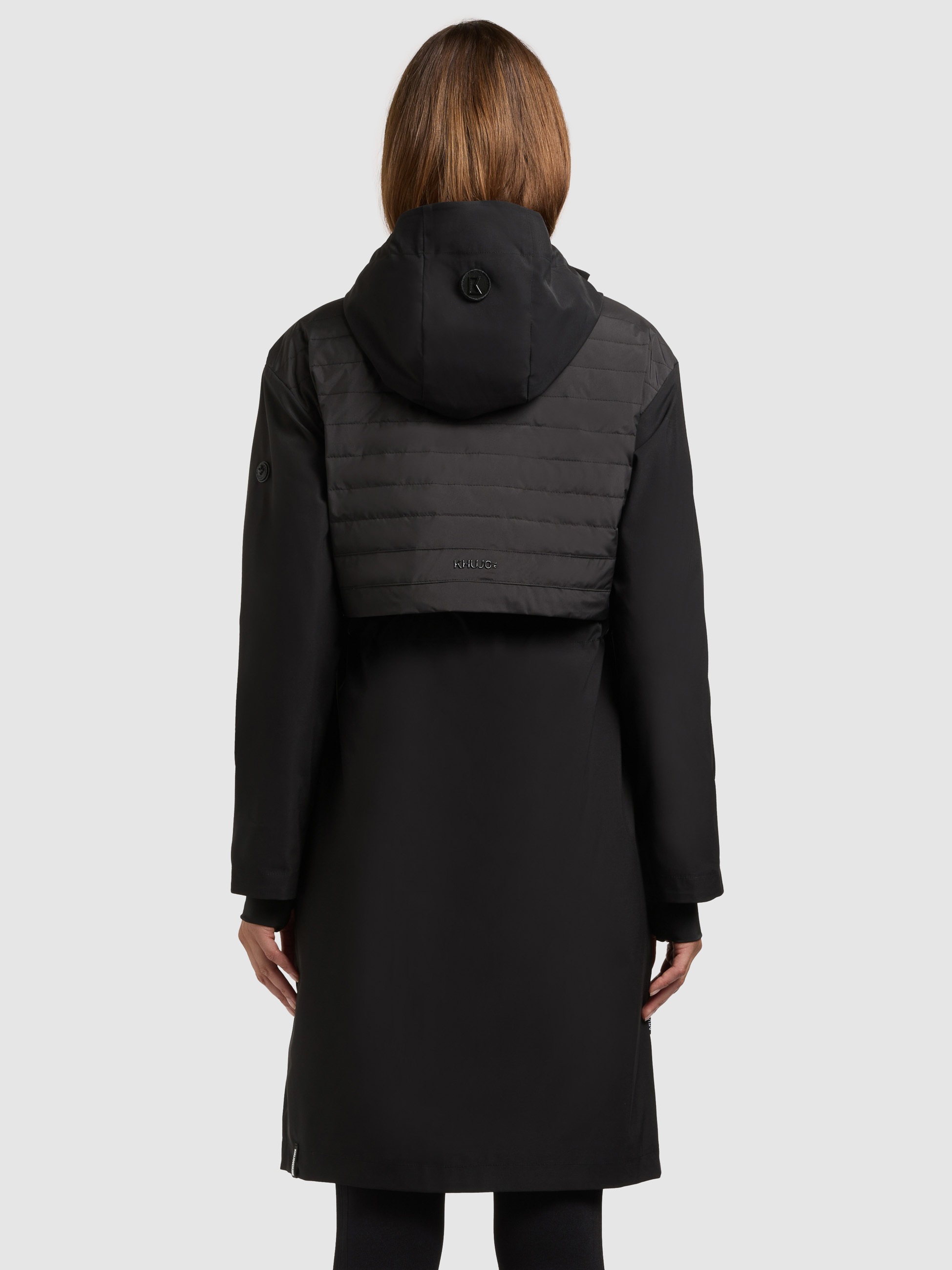 khujo Elsa Short Coat Black XS 3