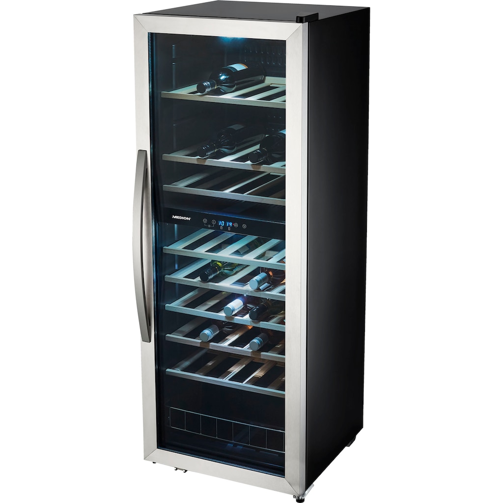 Medion® Weintemperierschrank »MD 37364«, für 54 Standardflaschen á 075l