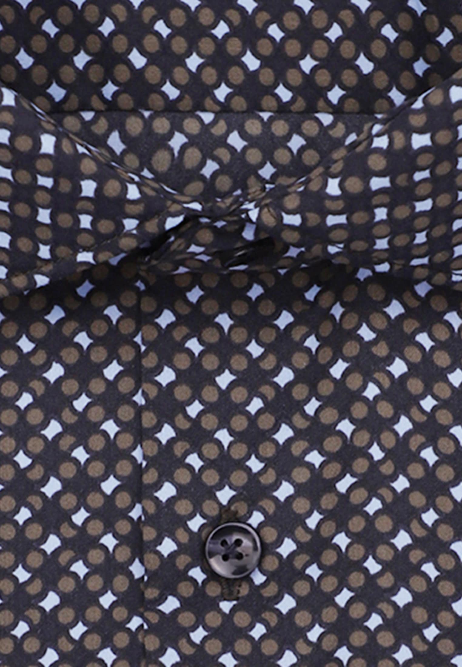 seidensticker Businesshemd »Slim« Slim Langarm Kentkragen Druck