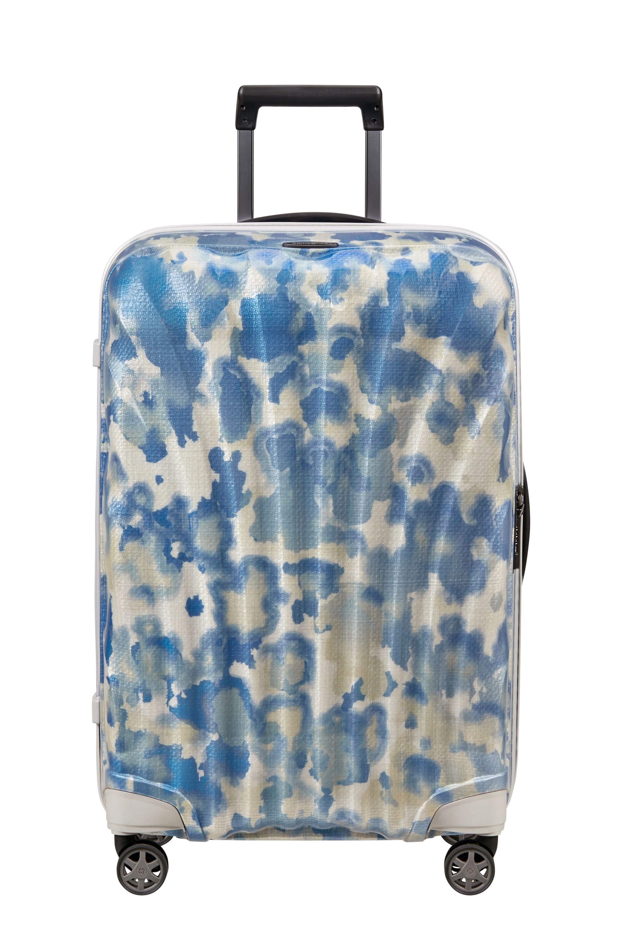 Samsonite Hartschalen-Trolley »SPINNER« 68 l Farbedition "Drifted Clouds", Curv-Material, mind. 95% recyceltes PET