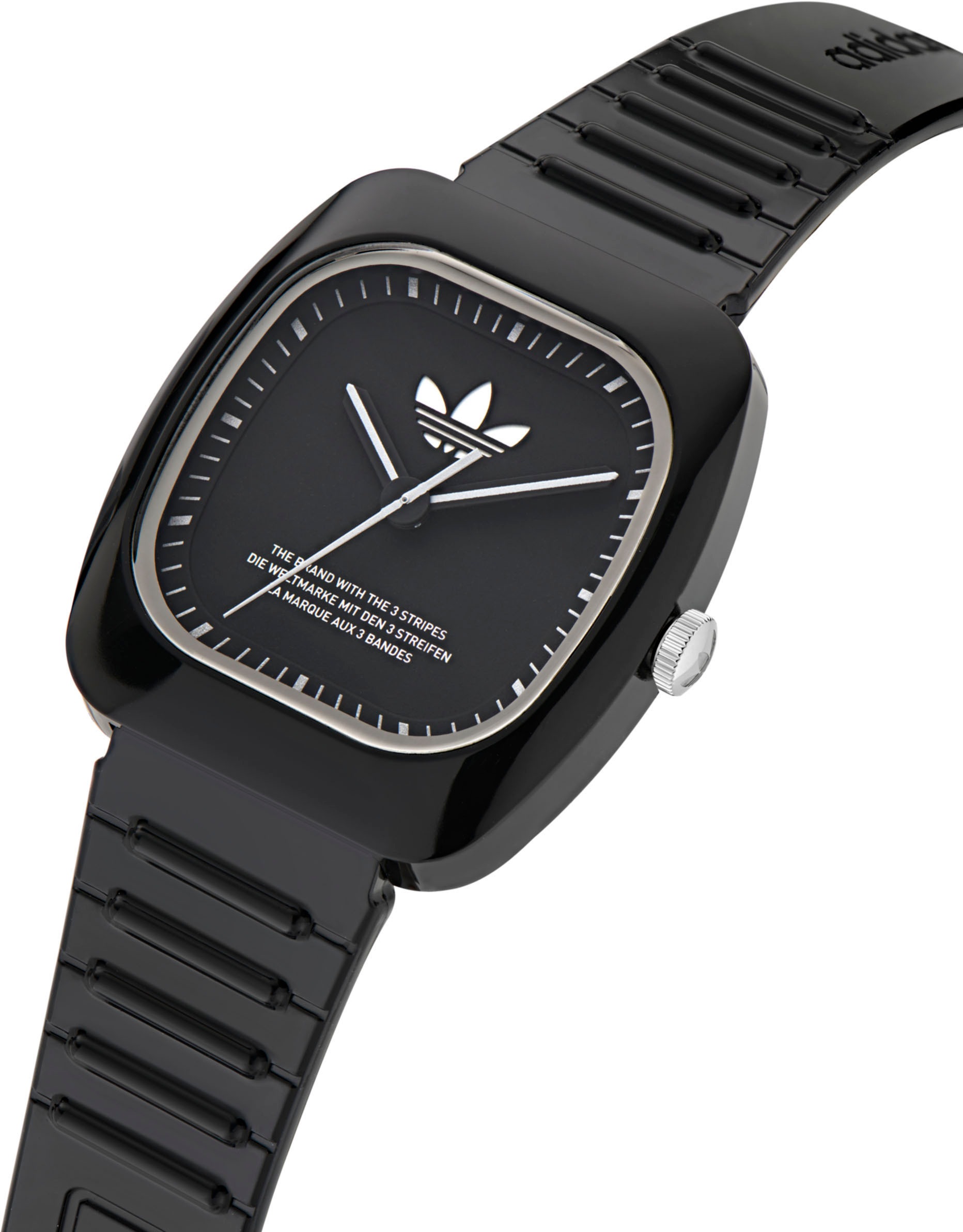 adidas Originals Quarzuhr »RETRO WAVE TWO«, Armbanduhr, Herrenuhr, Damenuhr, unisex, Kunststoffarmband