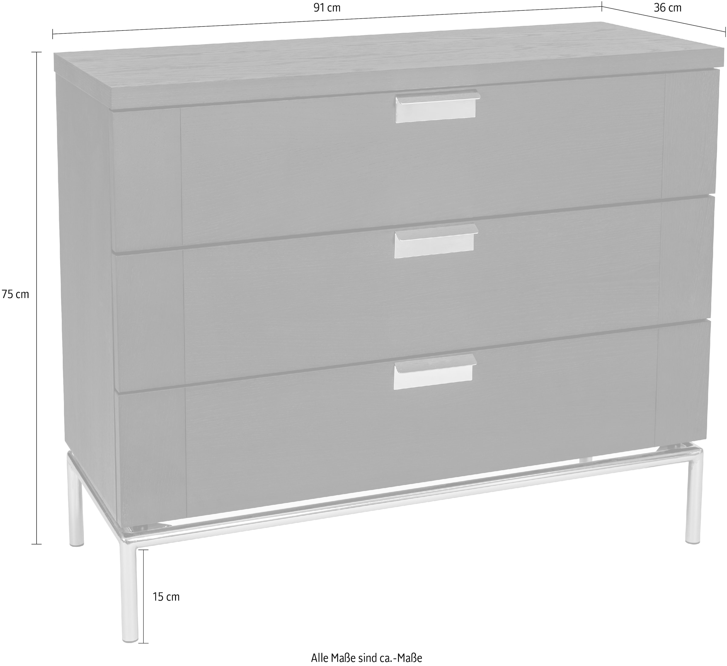 Woodman Kommode, Holzfurnier aus Walnussbaum, skandinavisches Design