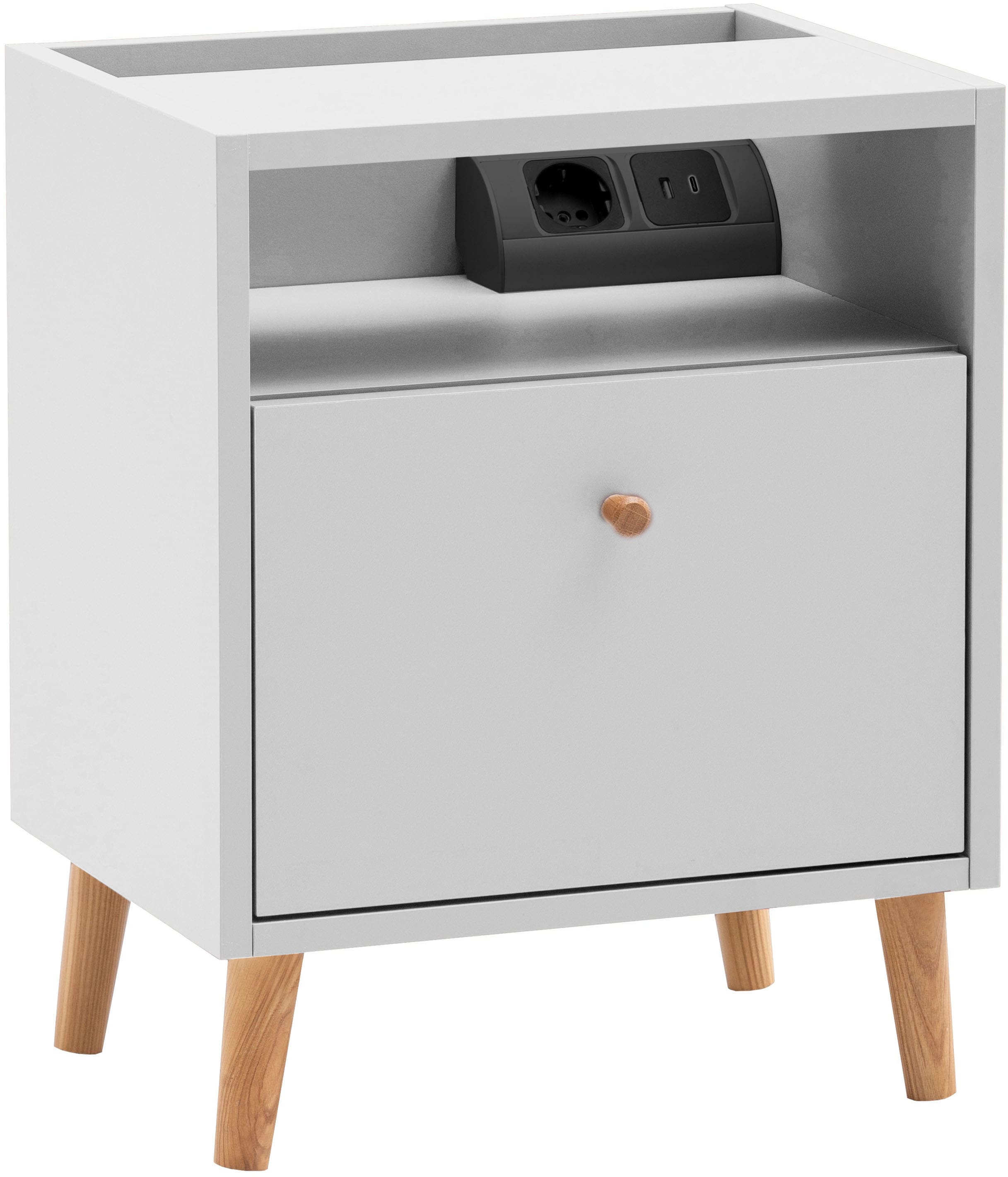Schildmeyer Nachtschrank "Bjarne, Nachtschrank, Made in Germany, B: 40,2 cm" 1 Stk. tlg. Solide Verarbeitung - Dieses Produkt ist in Deutschland gefertigt