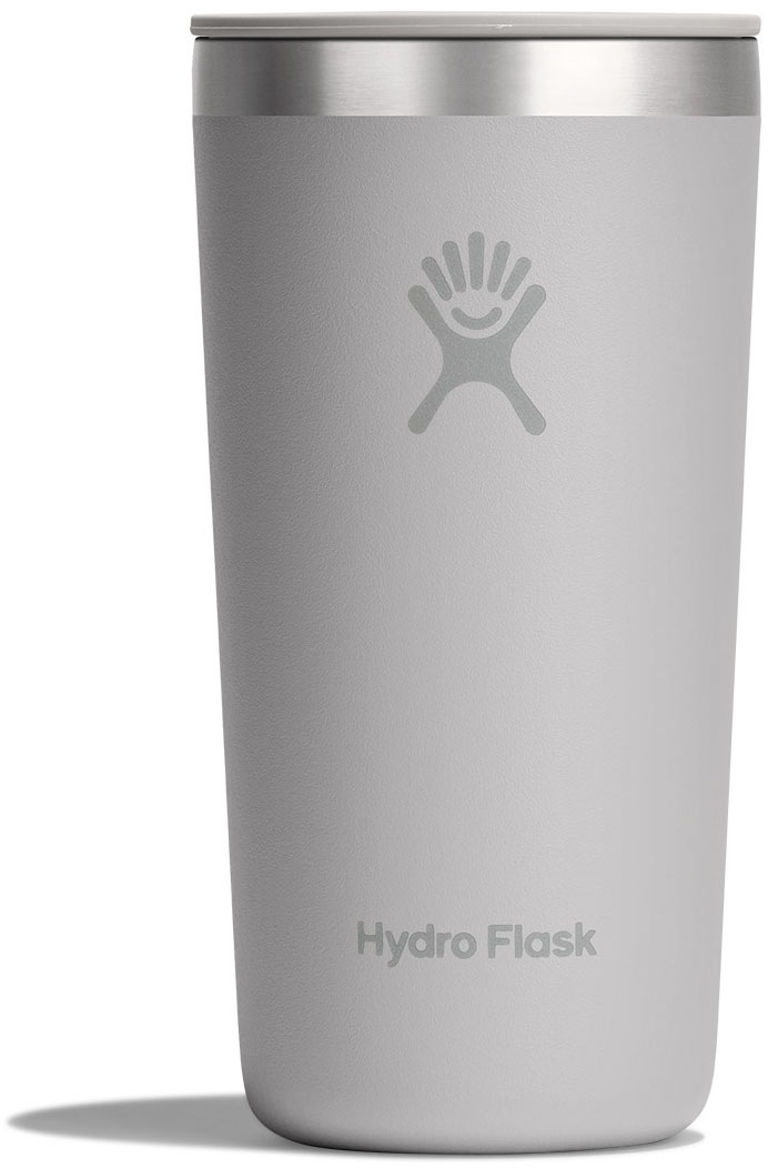 HYDRO FLASK Thermobecher "12 Oz All Around Tumbler", Ø 7,44cm x 14,4cm, 355ml, 1 Stk., beige, Trinkgefäße, Hochwertiger 18/8 Edelstahl