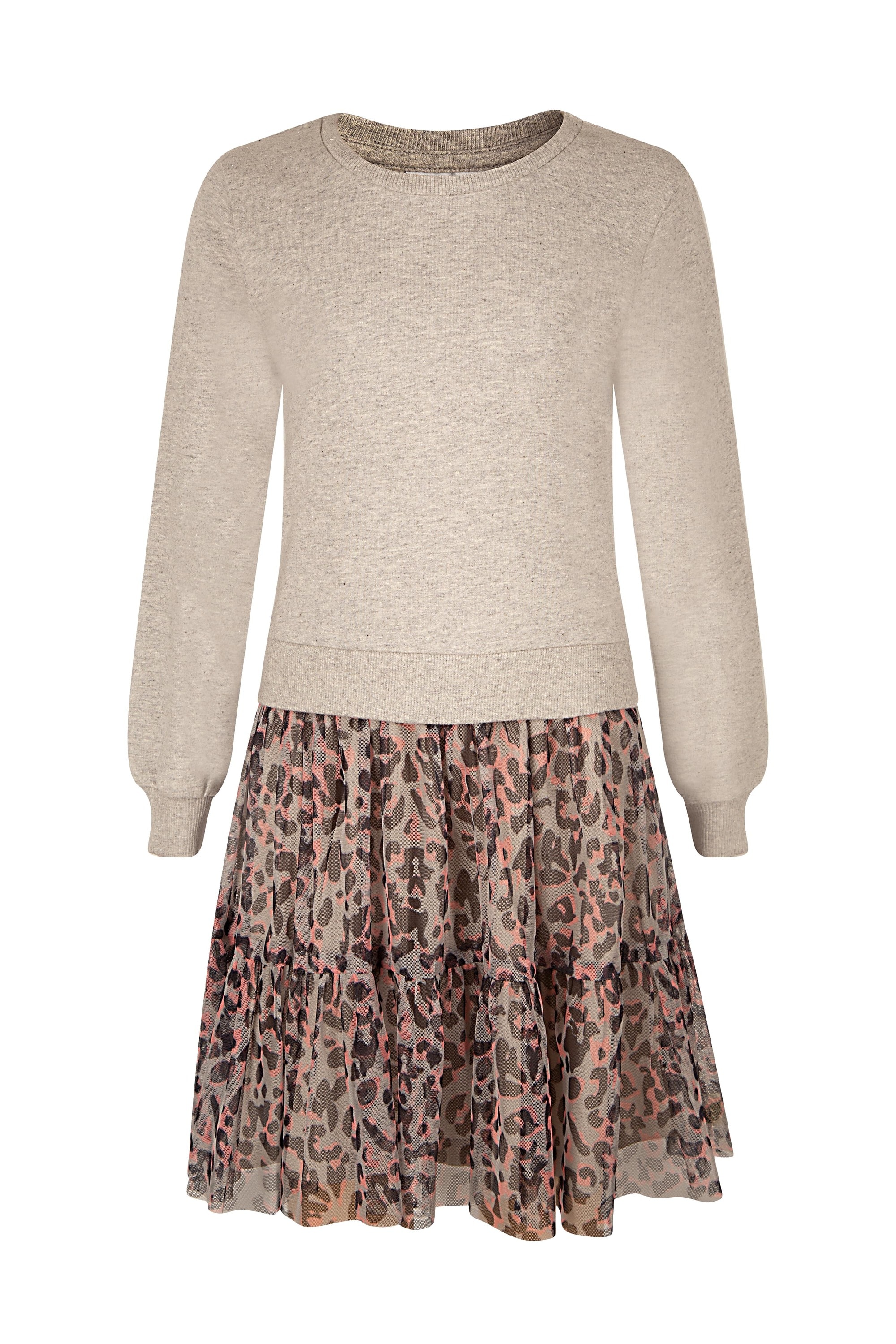 HAPPY GIRLS Mädchen Sommerkleid "dress"grau melange, Gr. 164, Stoff, 100% Baumwolle, Kleider