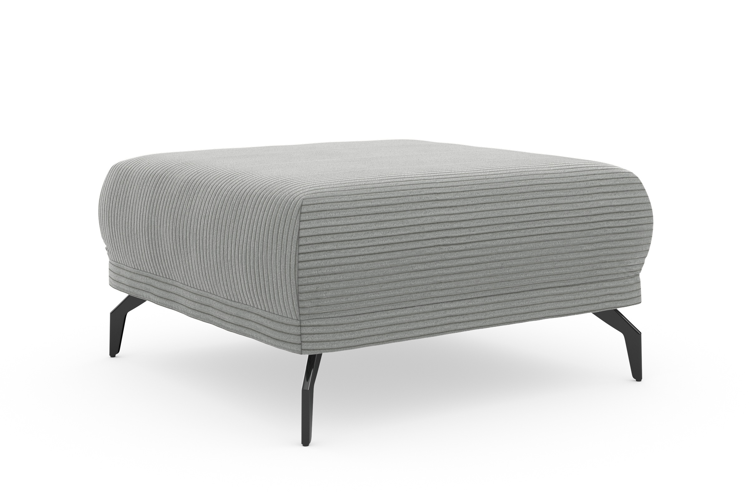 Home affaire Hocker "Coco" Cord-Bezug in 2 Ausführungen, Füßen 15 cm hoch günstig online kaufen