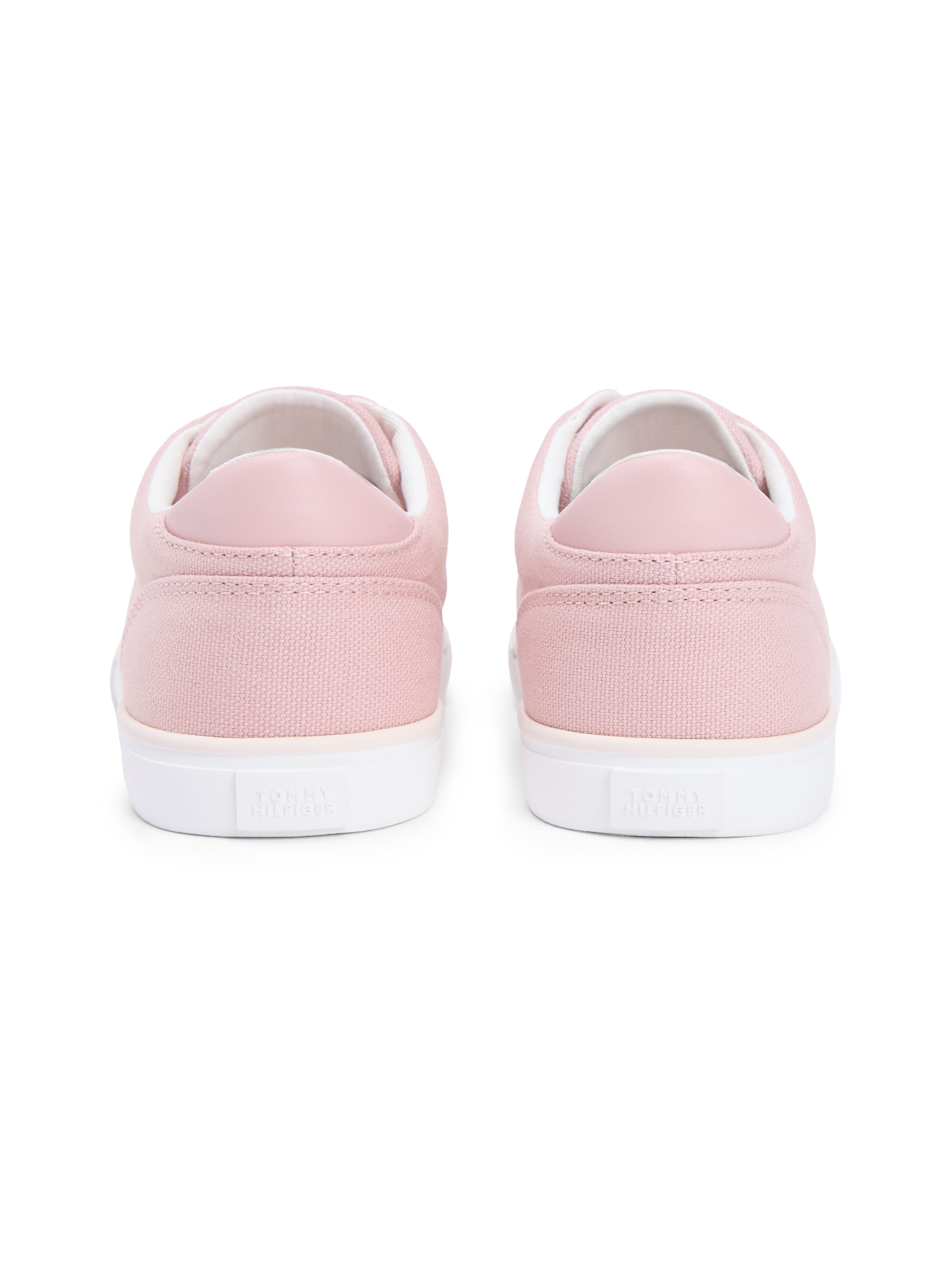Tommy Hilfiger Plateausneaker »TH LOW PROFILE VULC CANVAS«  Halbschuh, Schnürer, Freizeitschuh mit gepolstertem Schaftrand