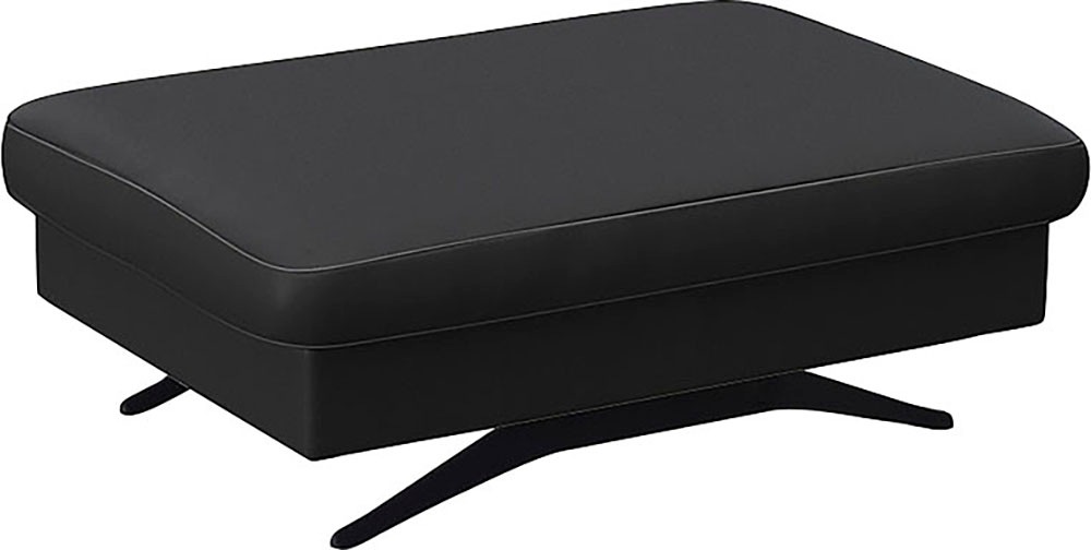 FLEXLUX Pouf "Glow Sitzhocker, Polsterhocker" Hocker mit Stauraum, Fuß schw günstig online kaufen