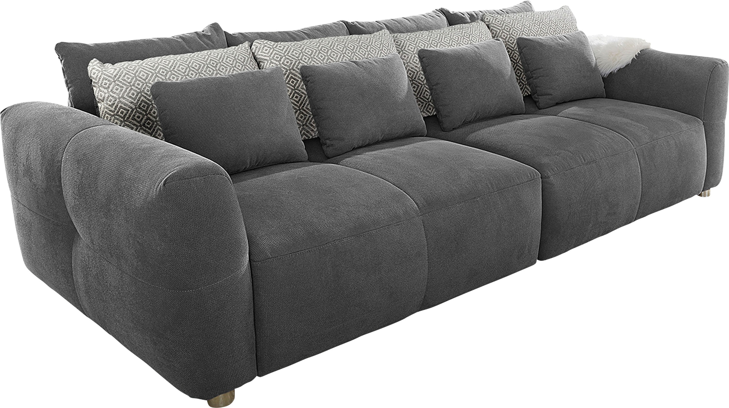 Jockenhöfer Gruppe Big-Sofa "Gulliver, B: 298 cm" mit Zierkissen, Federkern günstig online kaufen
