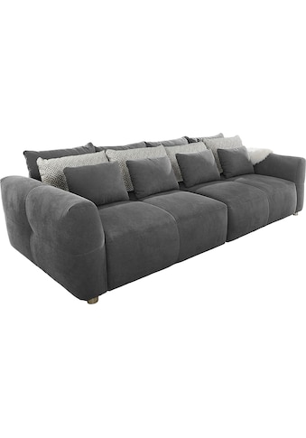 Big-Sofa Gulliver, mit Federkernpolsterung und 12 Kissen