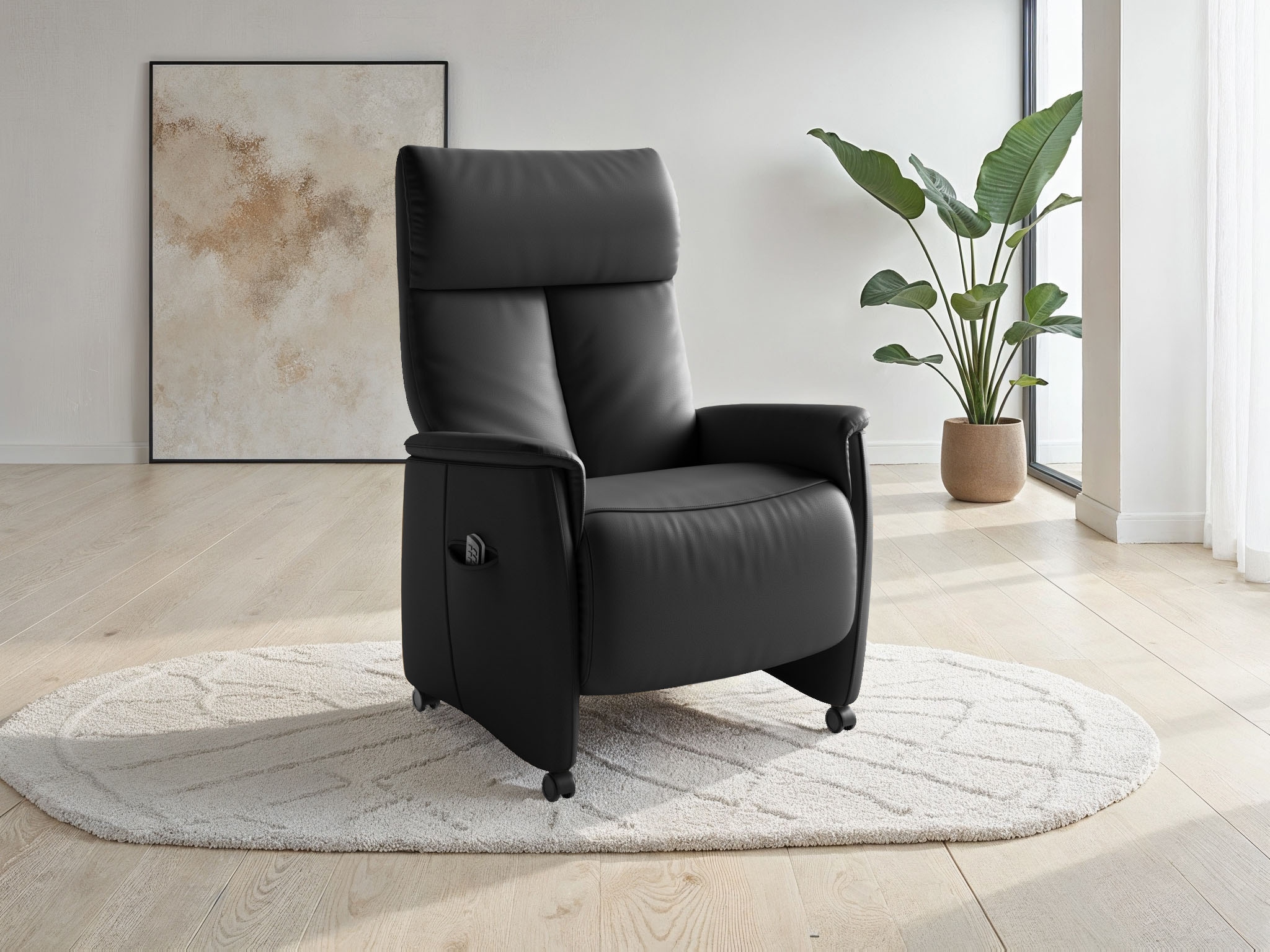 sit&more TV-Sessel "Cremona Comfort" wahlweise manuell oder elektrischer Funktion mit Akku