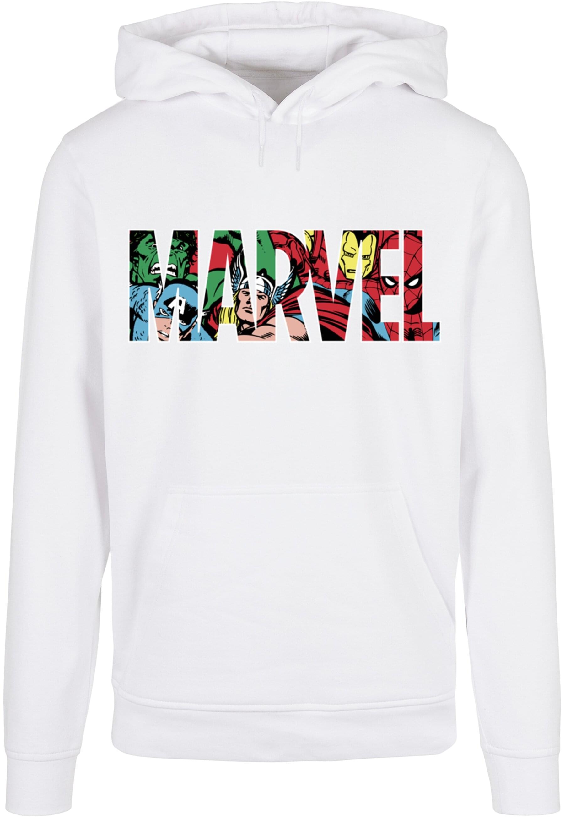 Kapuzensweatshirt »ABSOLUTE CULT Herren Marvel Logo Character Infill Hoody«, (1 tlg.)