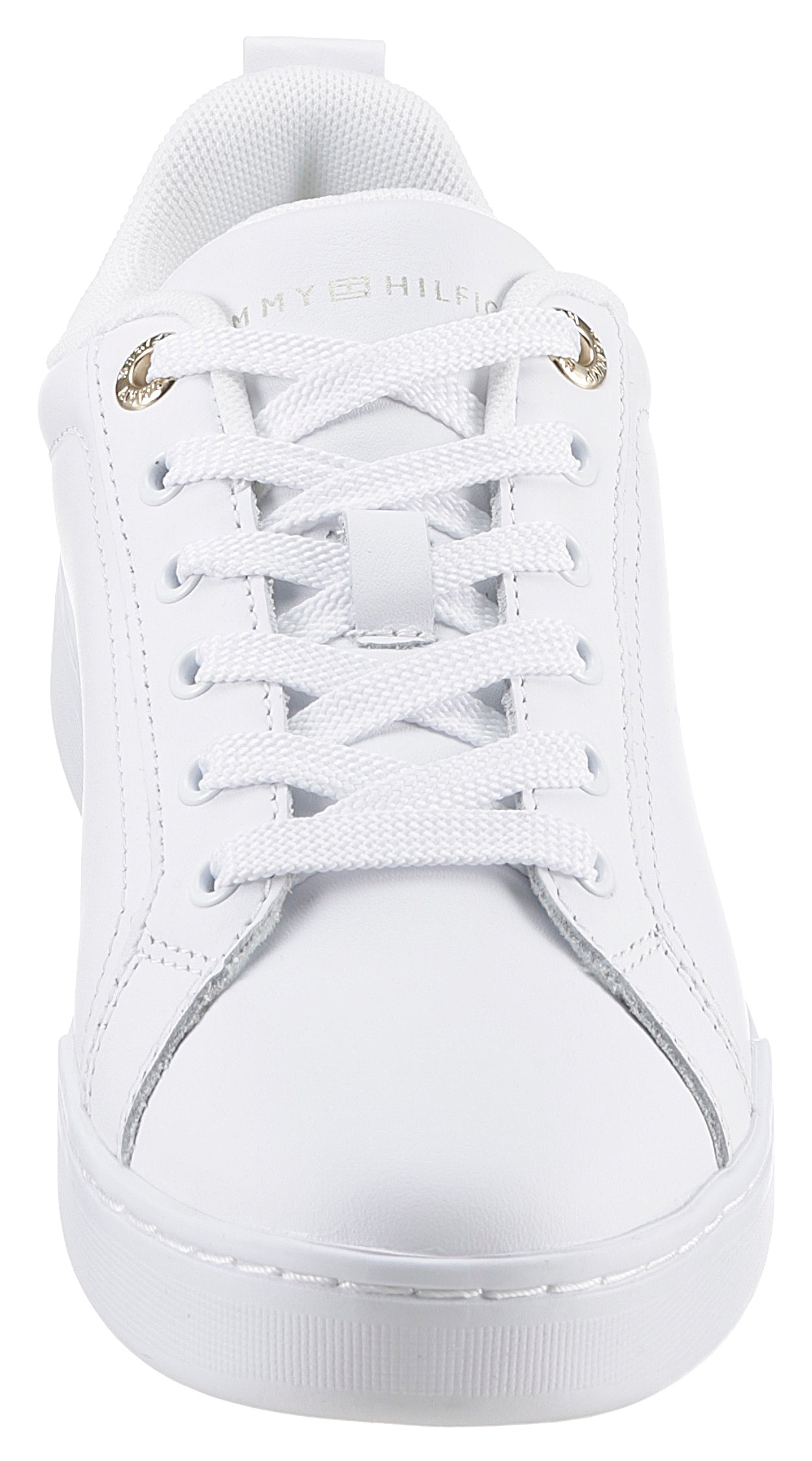 Thumbnail - Tommy Hilfiger Plateausneaker "CHIQUE COURT SNEAKER" Freizeitschuh, Halbschuh, Schnürer, Logoapplikation im Plateau