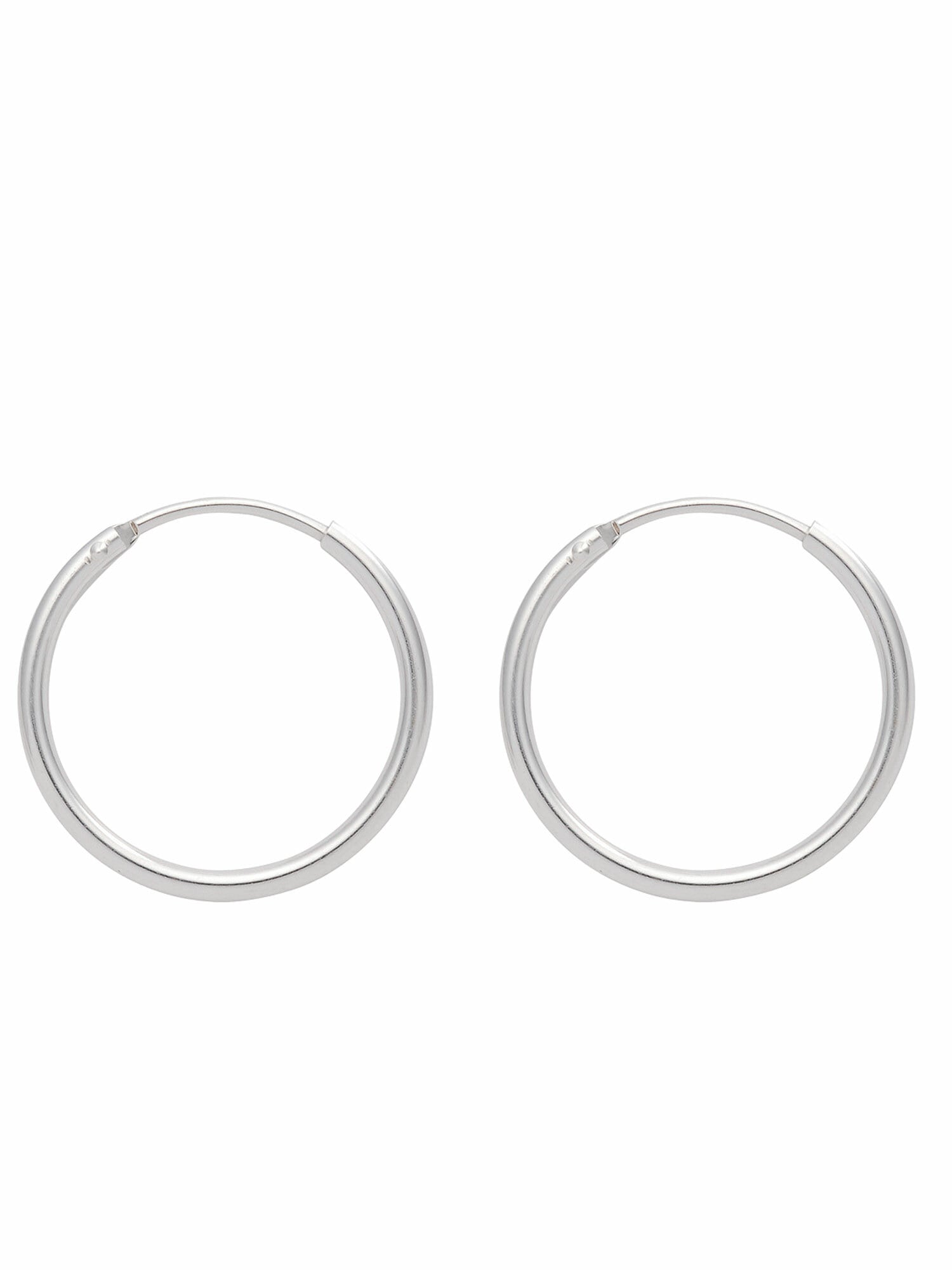 Adelia´s Paar Ohrhänger »925 Silber Ohrringe Creolen Ø 32 mm«, Silberschmuck für Damen