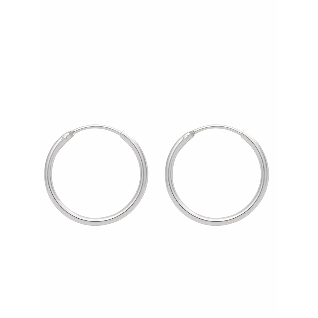 Adelia´s Paar Ohrhänger »925 Silber Ohrringe Creolen Ø 13 mm«