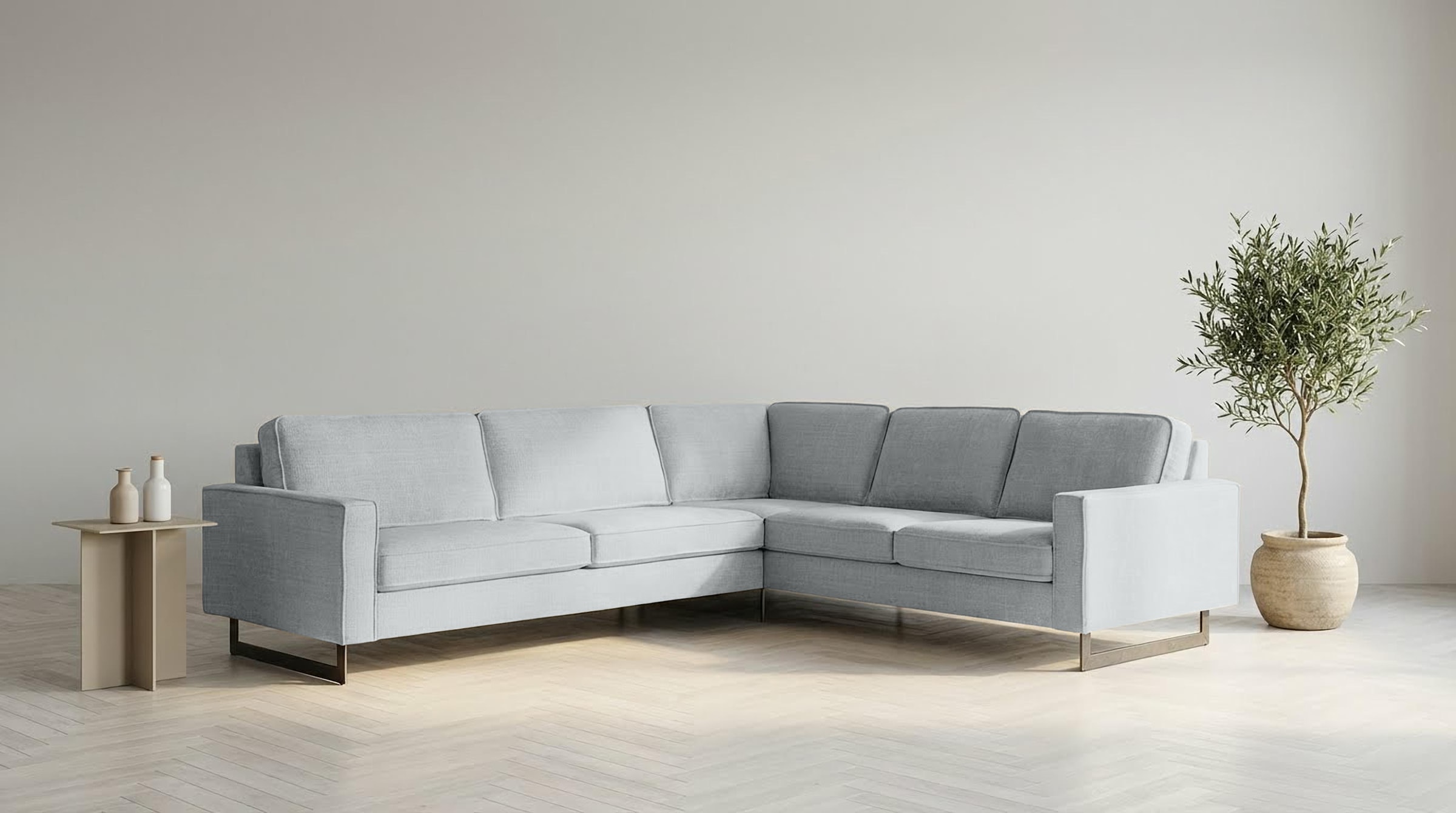 Home affaire Ecksofa "Pinto, XXL, 250/290 cm, langer Schenkel, Ottomane" Co günstig online kaufen