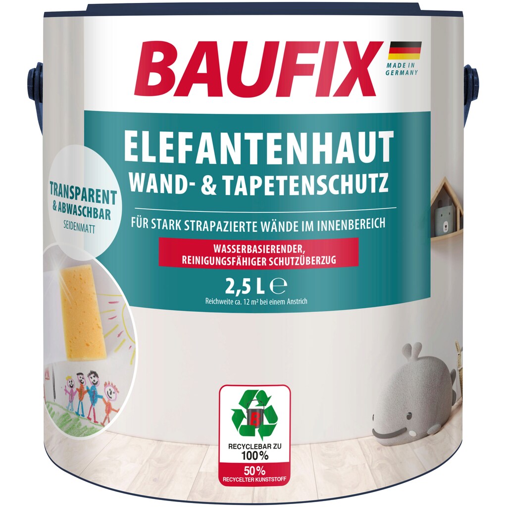 Baufix Wandfarbe »Elefantenhaut Wand- & Tapetenschutz«