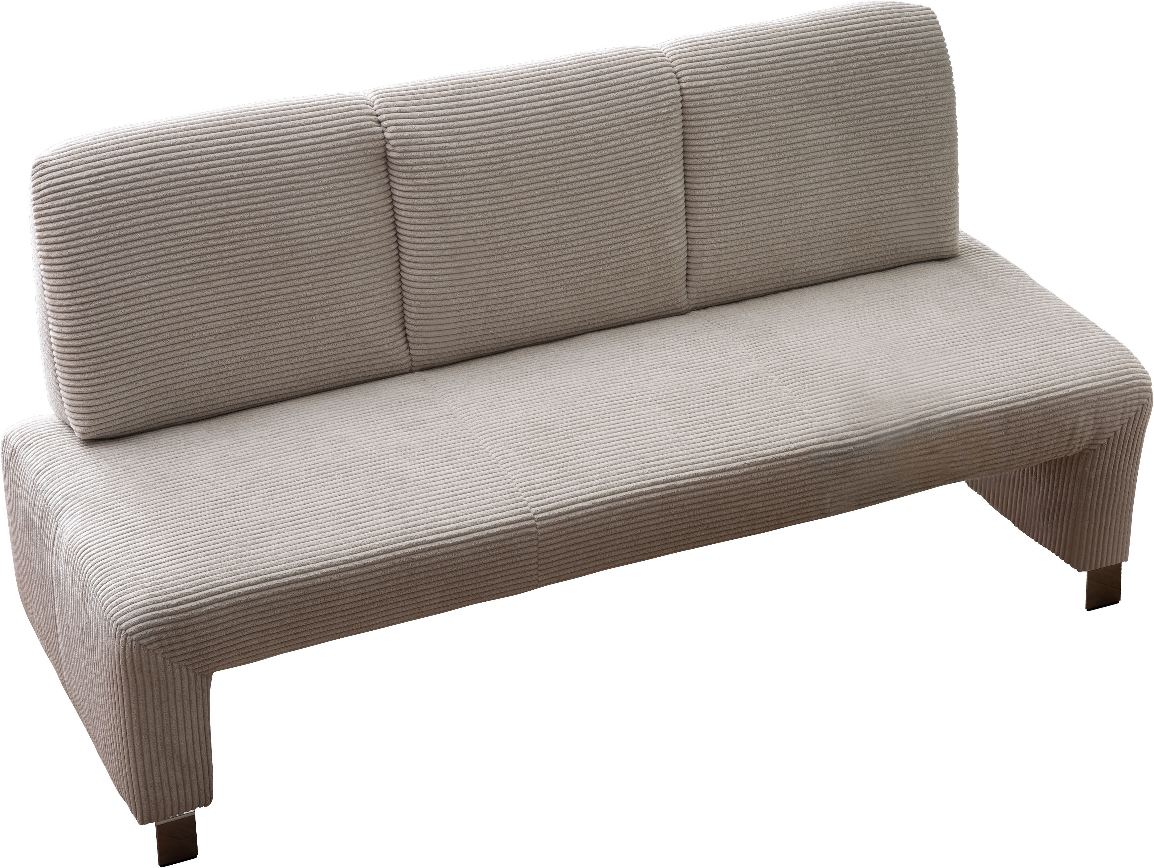 exxpo - sofa fashion 1100000002199 "Intenso, Sitzbank, Breite 162 cm, wahlweise in Leder oder Textil" hohe Bodenfreiheit, frei im Raum stellbar, hoher Sitzkomfort