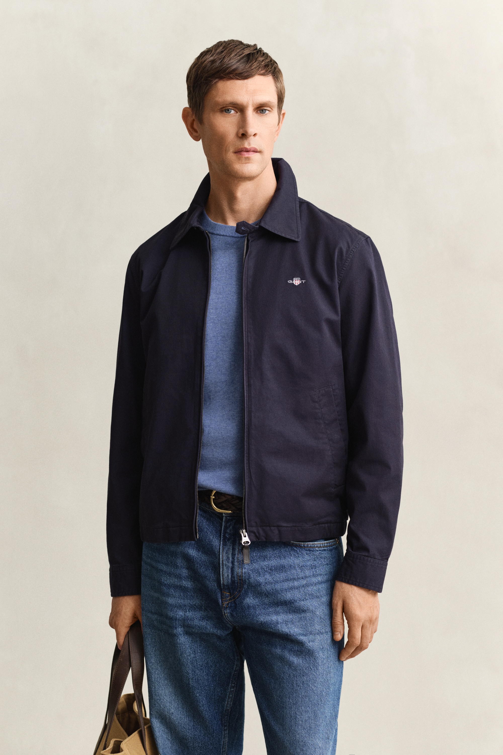 Gant Blouson "COTTON WINDCHEATER" ohne Kapuze Regular fit mit Umlegekragen günstig online kaufen