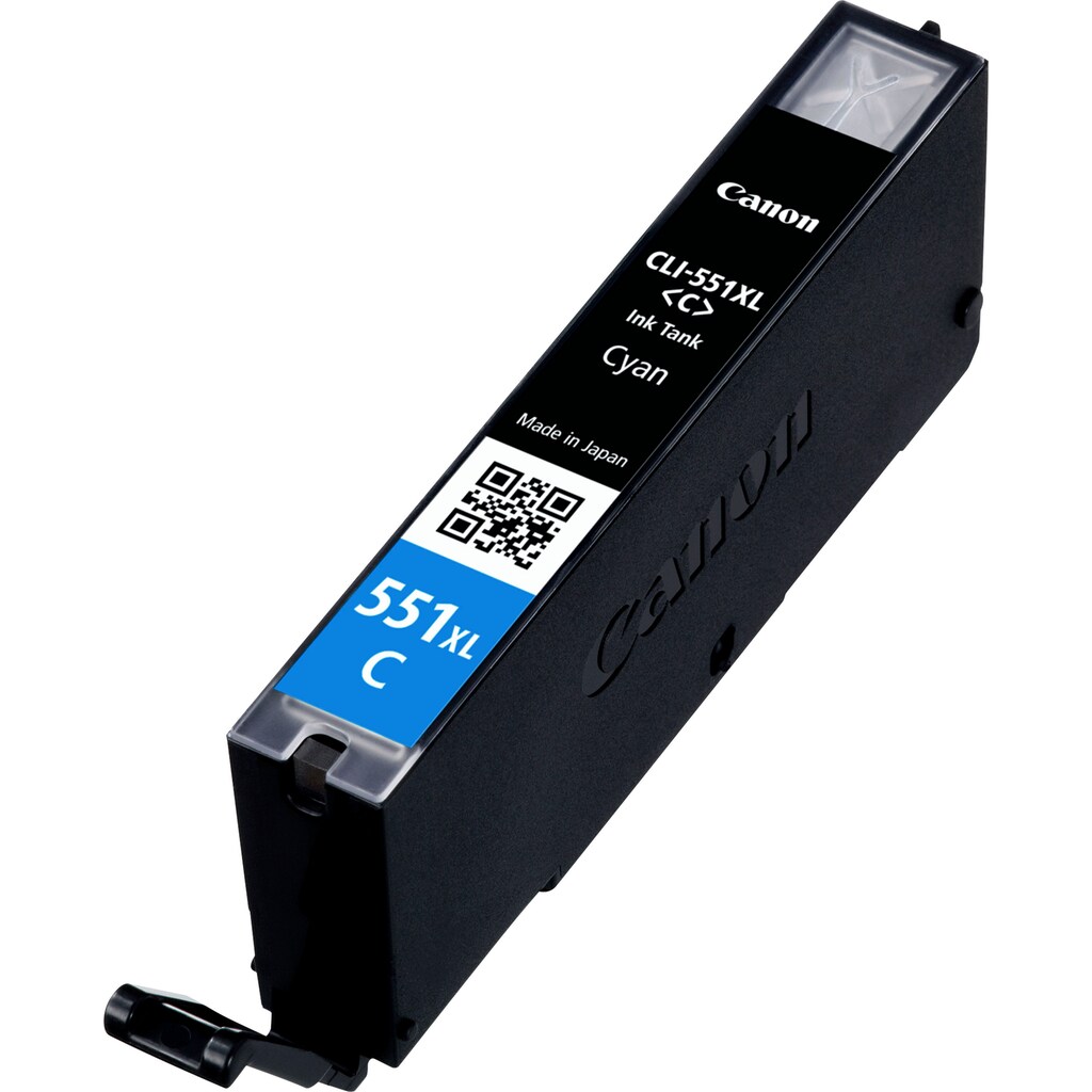 Canon Tintenpatrone »CLI-551C XL«, (Packung), original Druckerpatrone 551 cyan