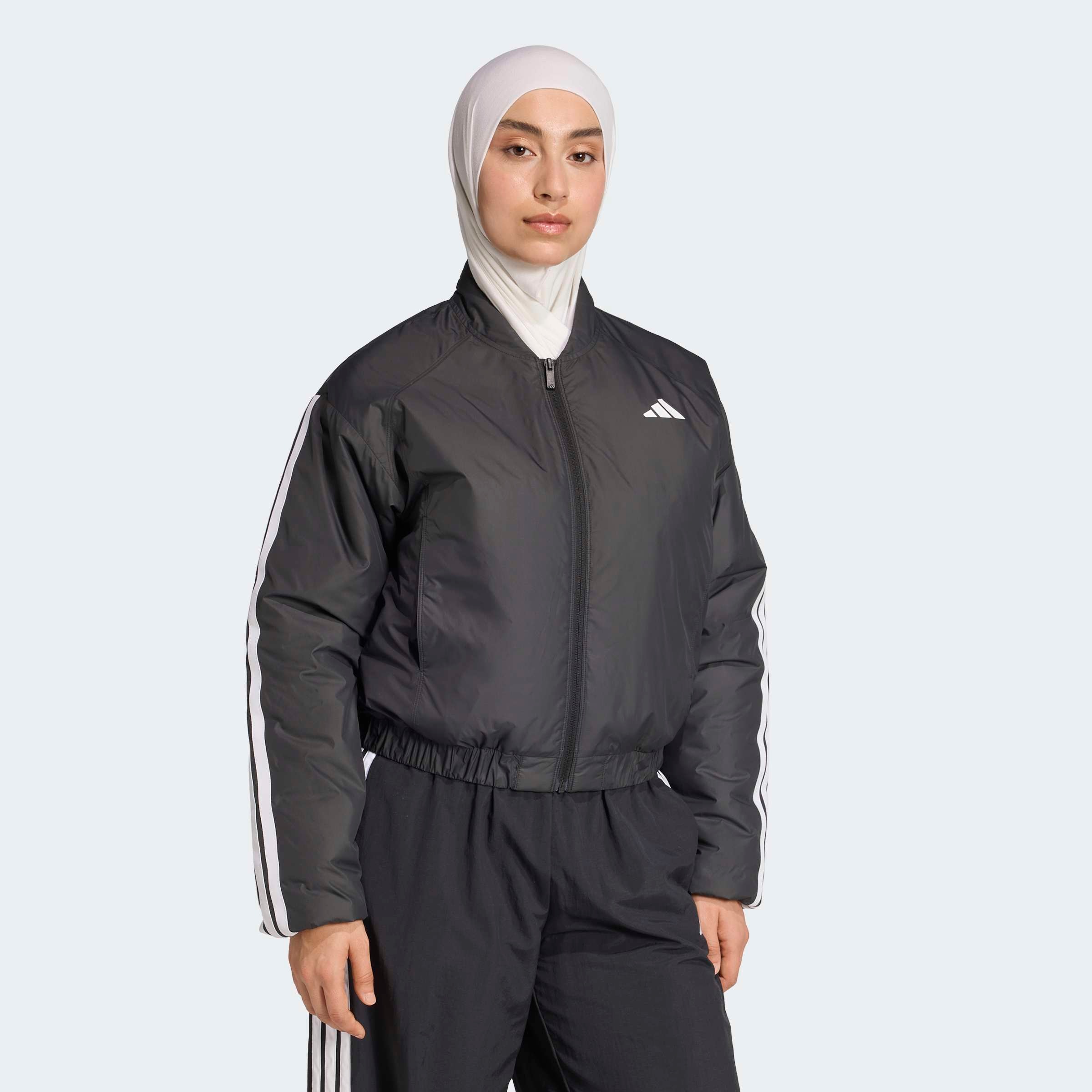 adidas Sportswear Outdoorjacke "ESSENTIALS CLIMAWARM 3-STREIFEN, ISOLIERT"