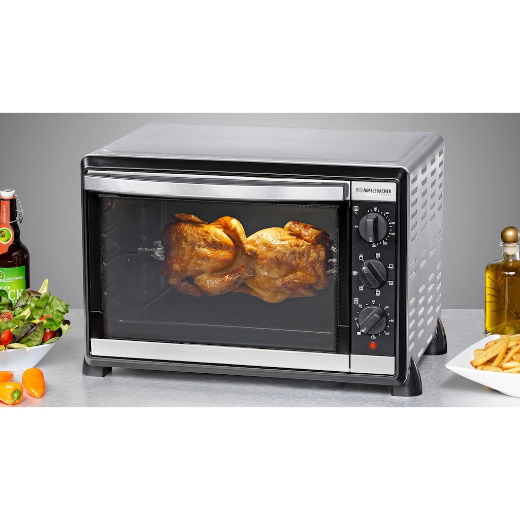 Rommelsbacher Minibackofen »Back & Grill Ofen BG 1805/E«, für Backformen bis 31,5 cm Ø