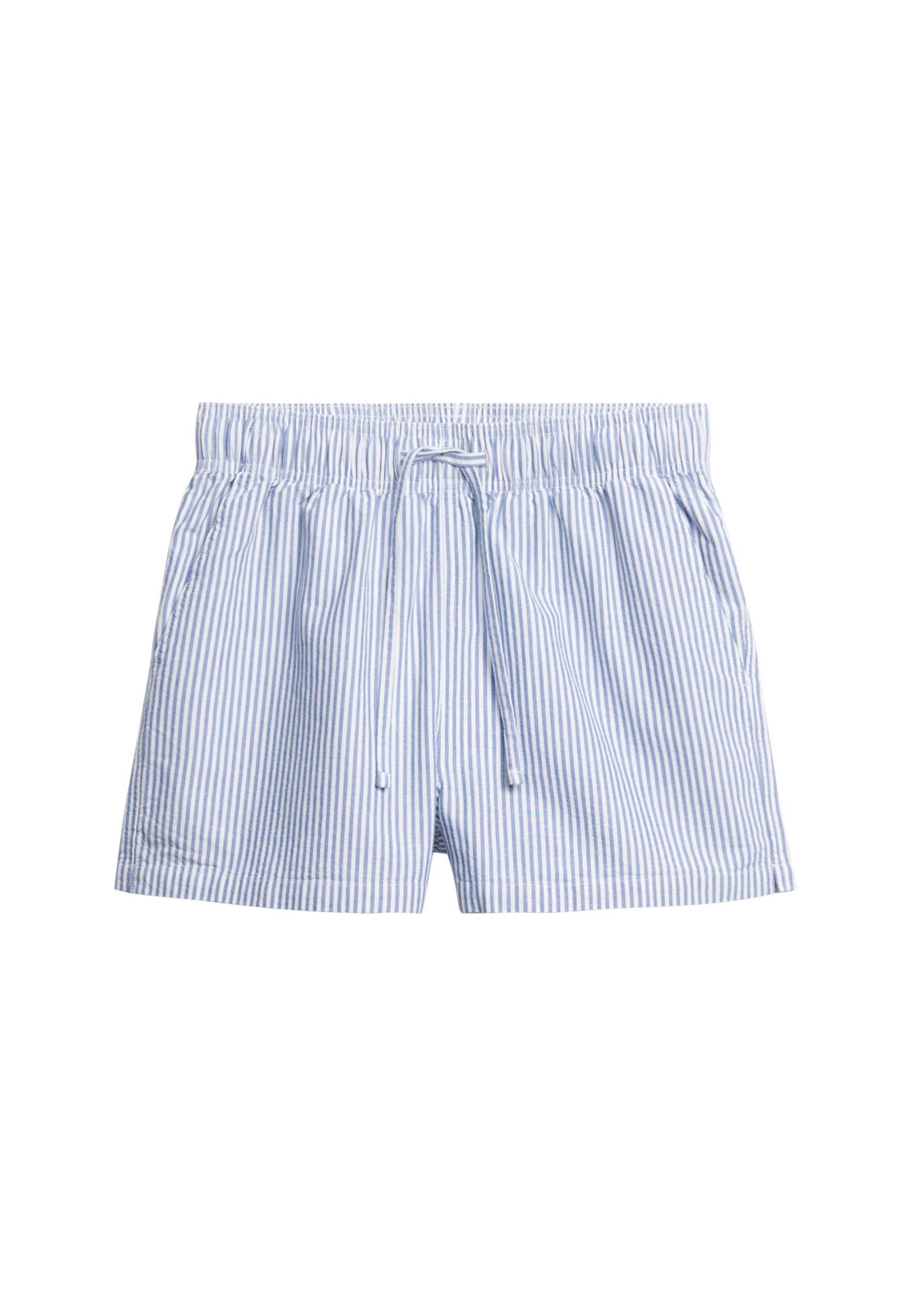 Superdry Shorts »COTTON STRIPE ELASTIC SHORT«  aus Baumwolle, Regular Fit, mit Gummizug, pflegeleichtes Webmaterial
