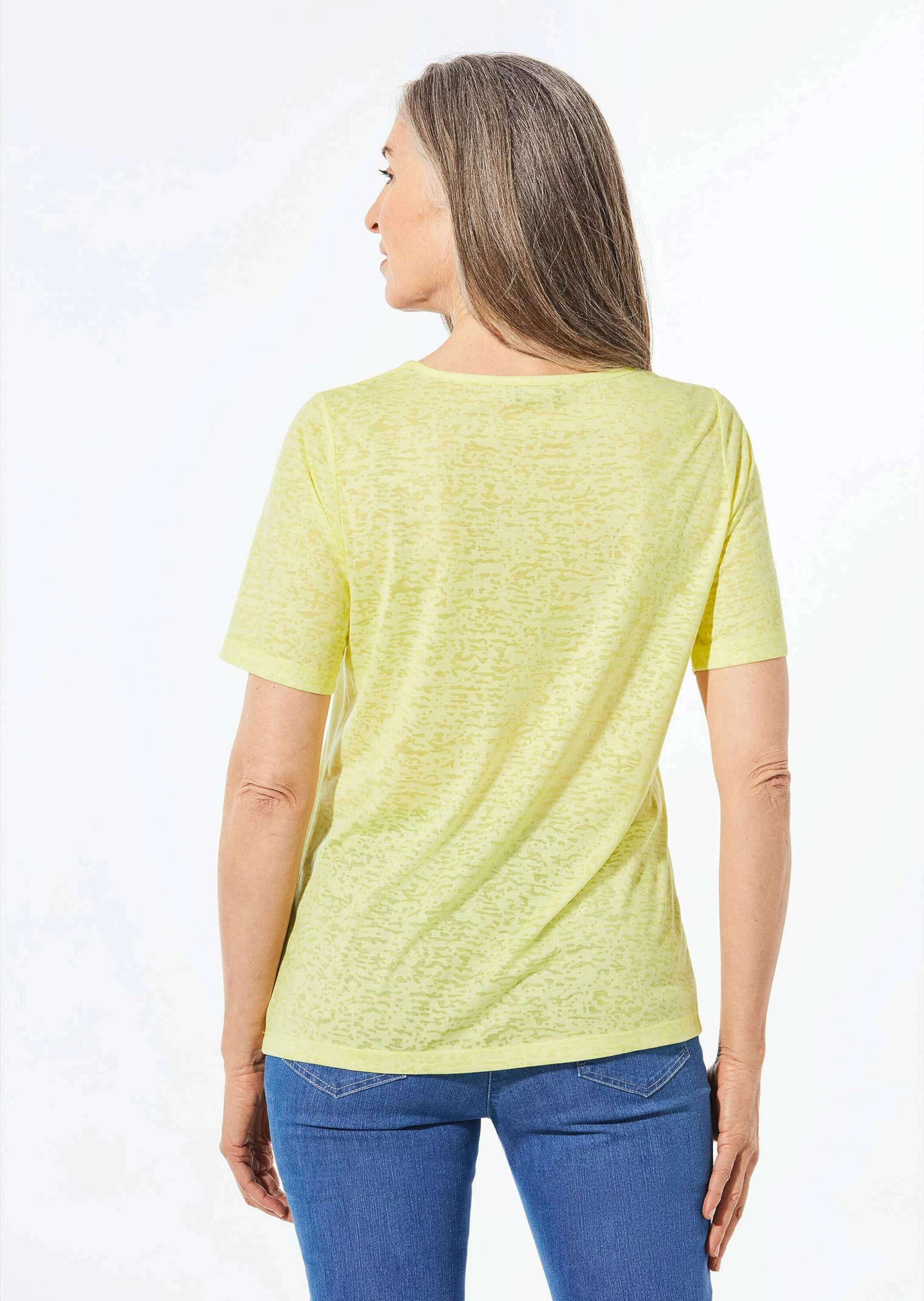 GOLDNER Kurzarmshirt »Shirt Shirt mit U-Boot-Ausschnitt«