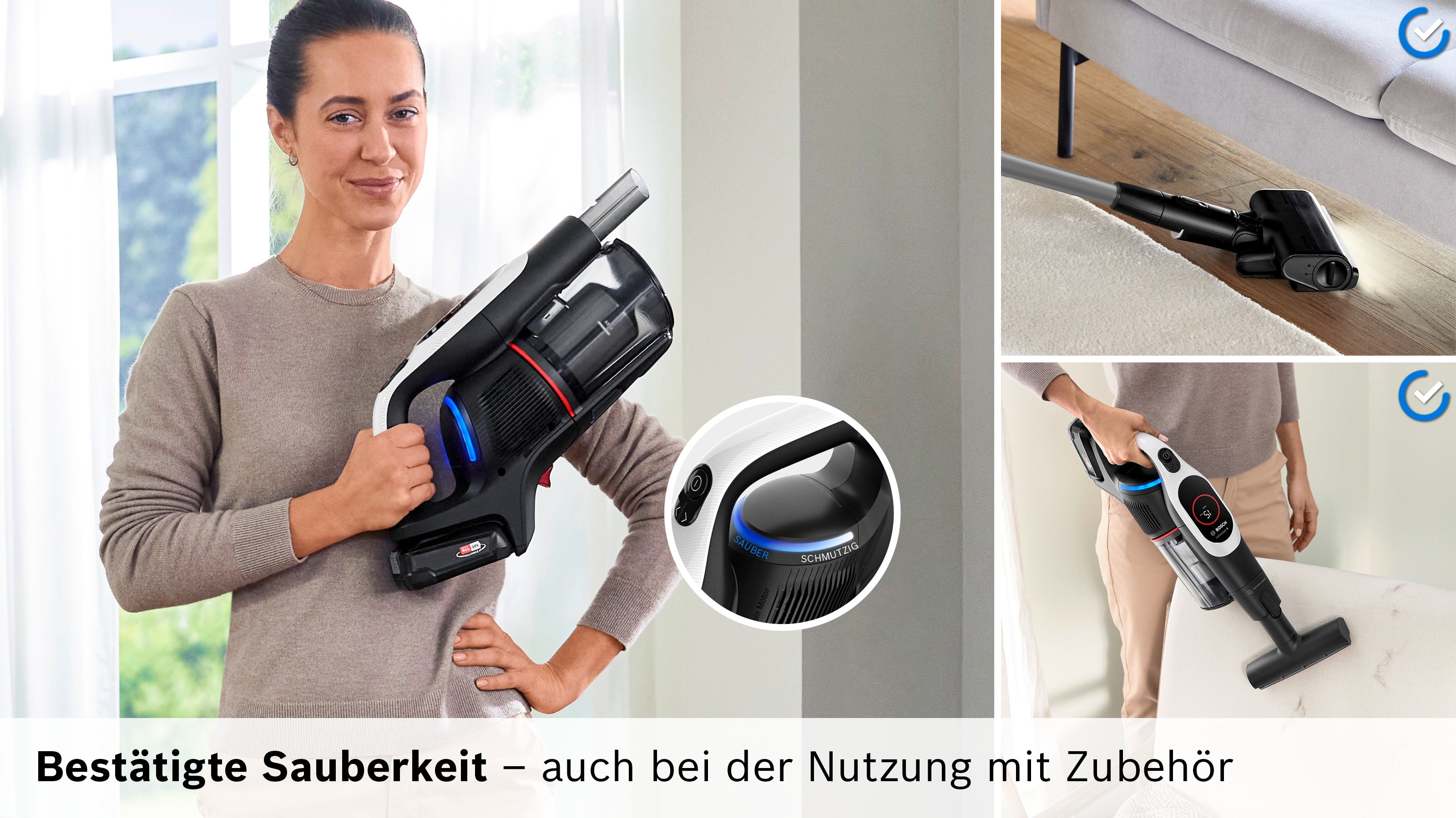 BOSCH Akku-Stielstaubsauger "Unlimited 9 BTS942WQC, MicroClean™ Technology, günstig online kaufen