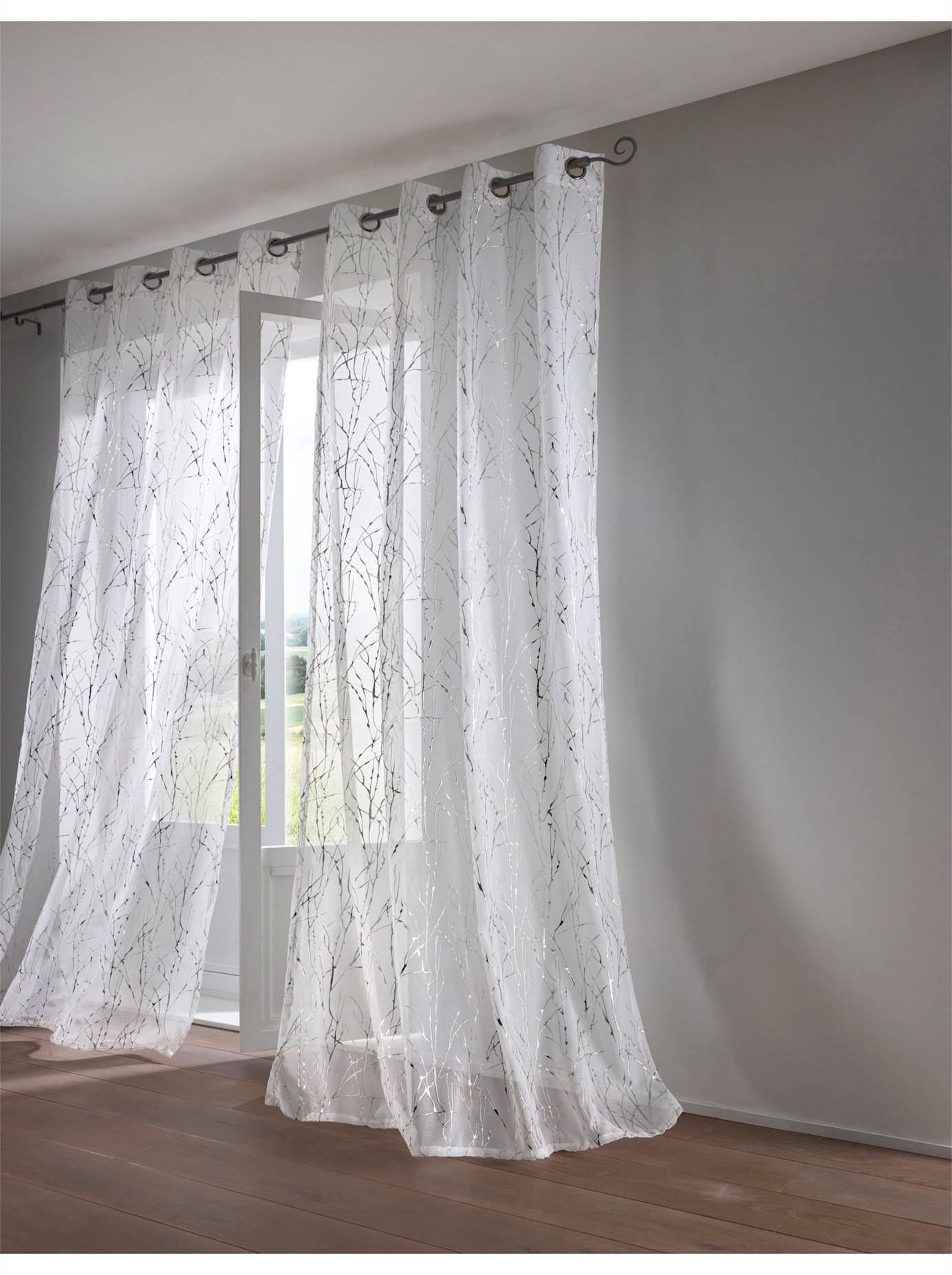 heine home Gardine Ösen 1 Stk. tlg. günstig online kaufen