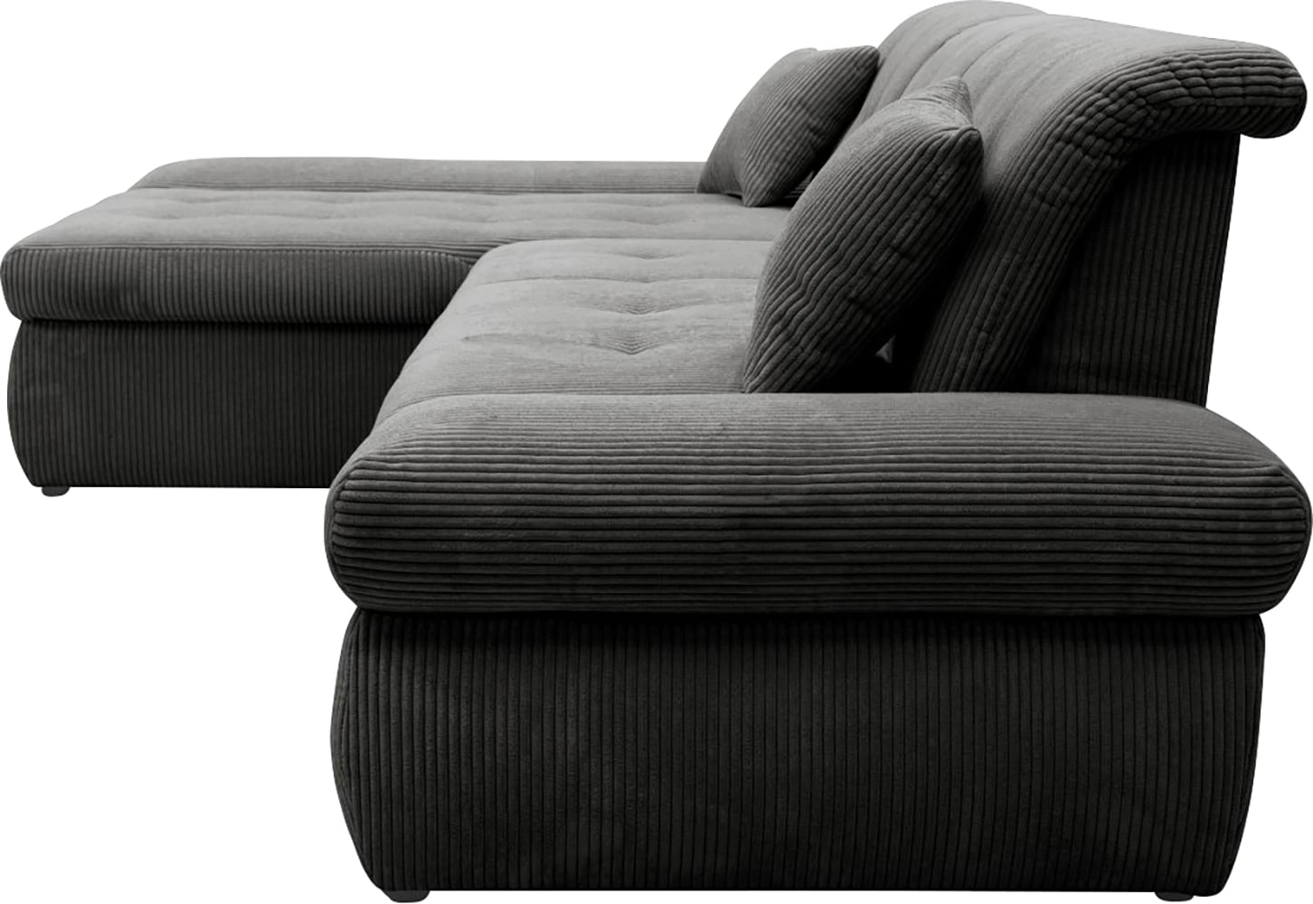 DOMO collection Ecksofa »Moric, L-Form, XXL-Sofa - Breite 300cm«, wahlweise mit Bettfunktion und Armteilverstellung, Cord