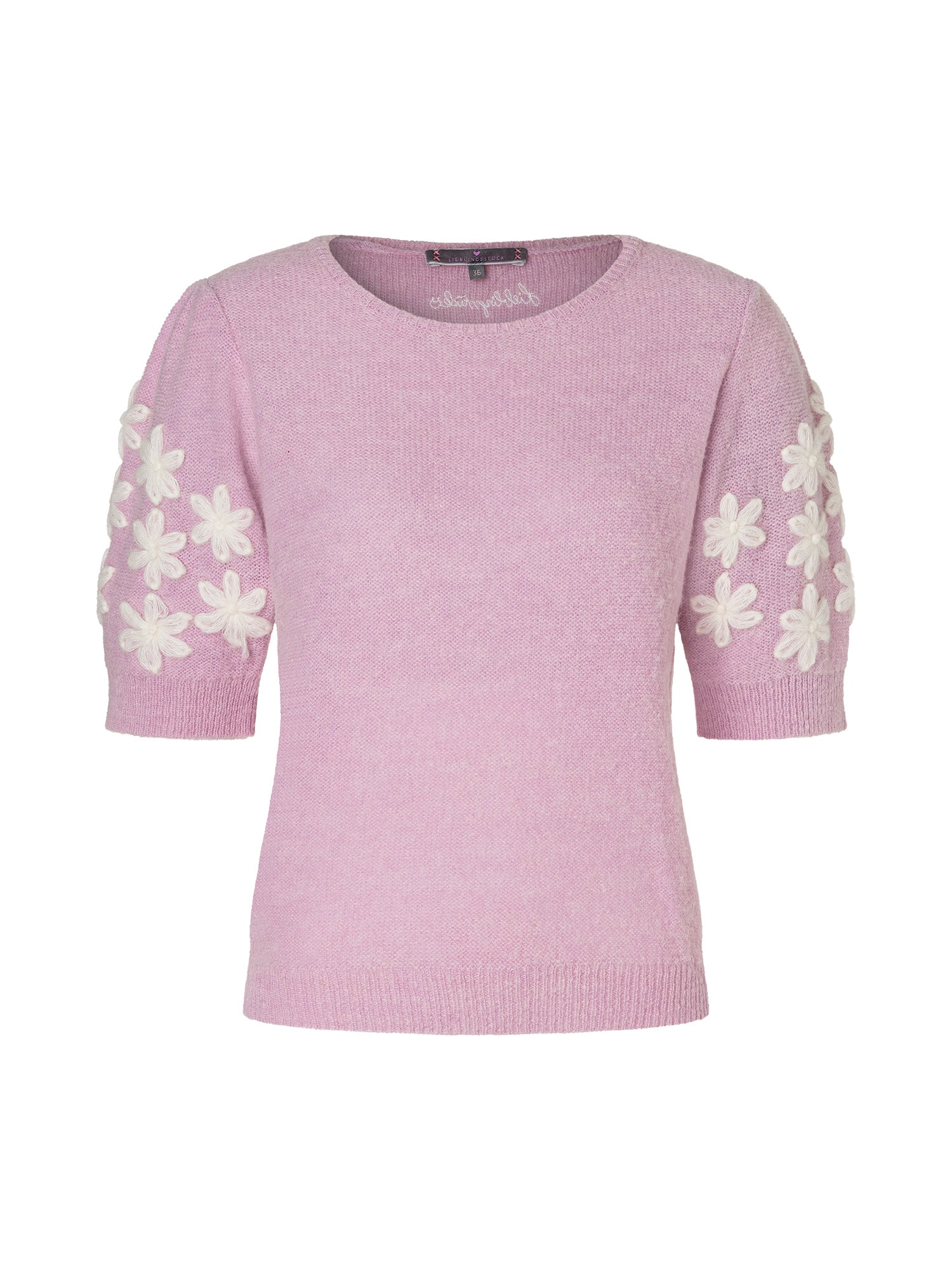 Lieblingsstück Kurzarmpullover »ZerdaliL« mit Alpakawolle und Wolle