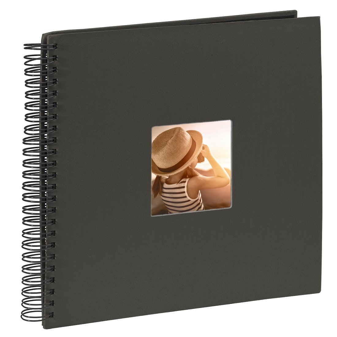 Hama Fotoalbum »Spiralalbum 36 x 32 cm, 50 Seiten, Fotoalbum zum Einkleben, Schwarz«