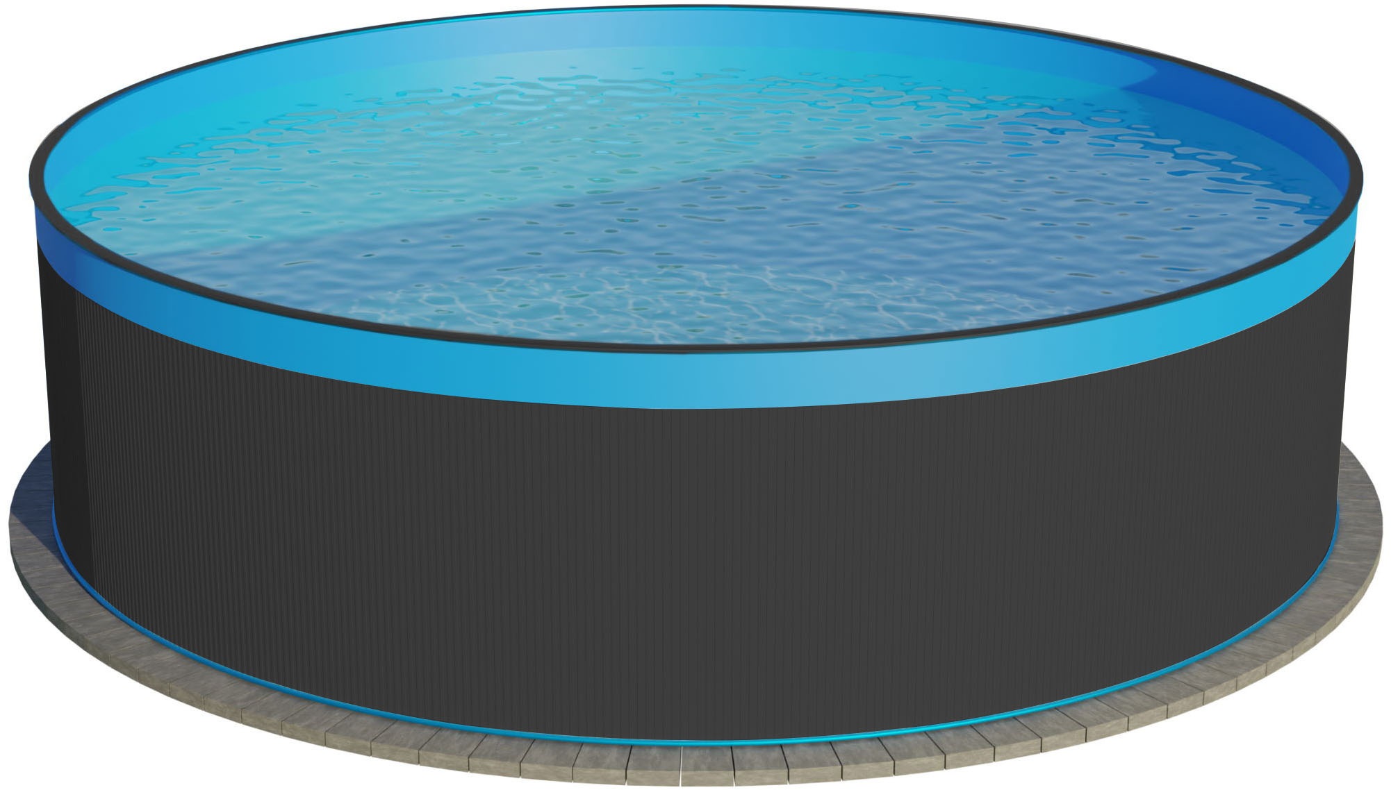 Clear Pool Rundpool "ANTHRAZIT" ØxH: 450x120 cm günstig online kaufen