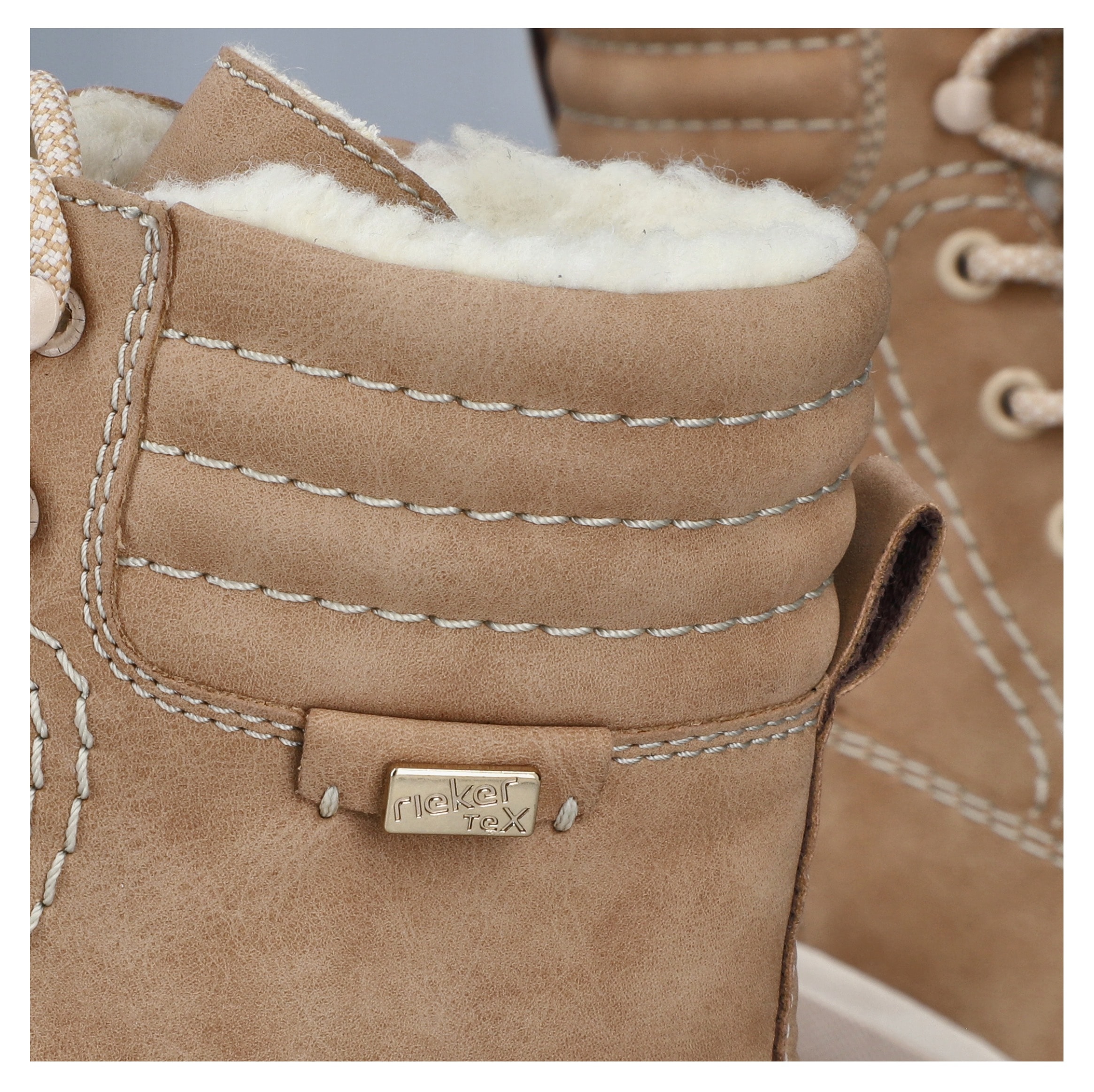 Rieker Winterstiefelette, Plateauboots, Winterboots, Stiefelette mit riekerTEX-Membran