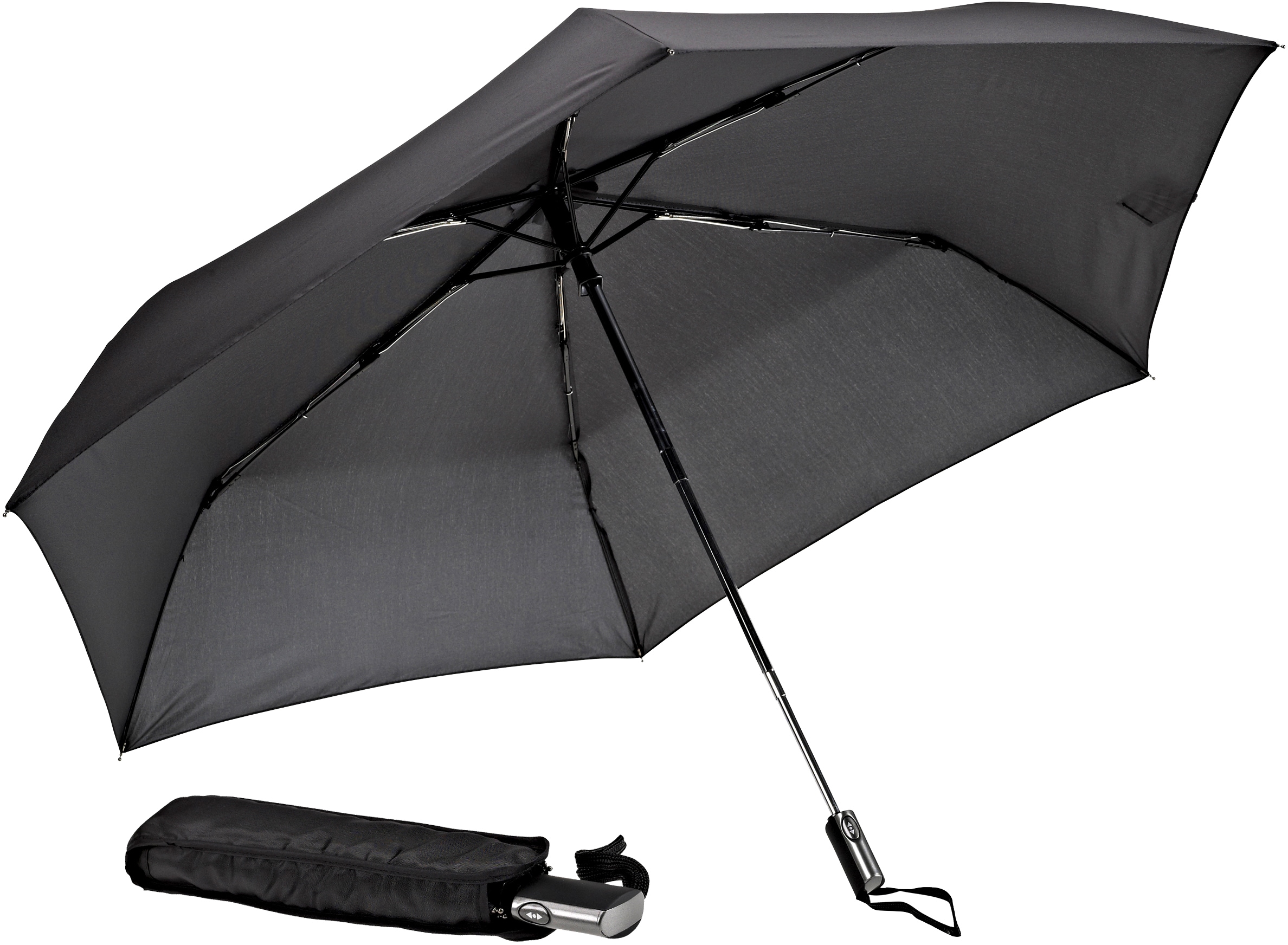 EuroSCHIRM® Taschenregenschirm »Automatik 3224, schwarz«, extra flach und  leicht online bestellen | BAUR