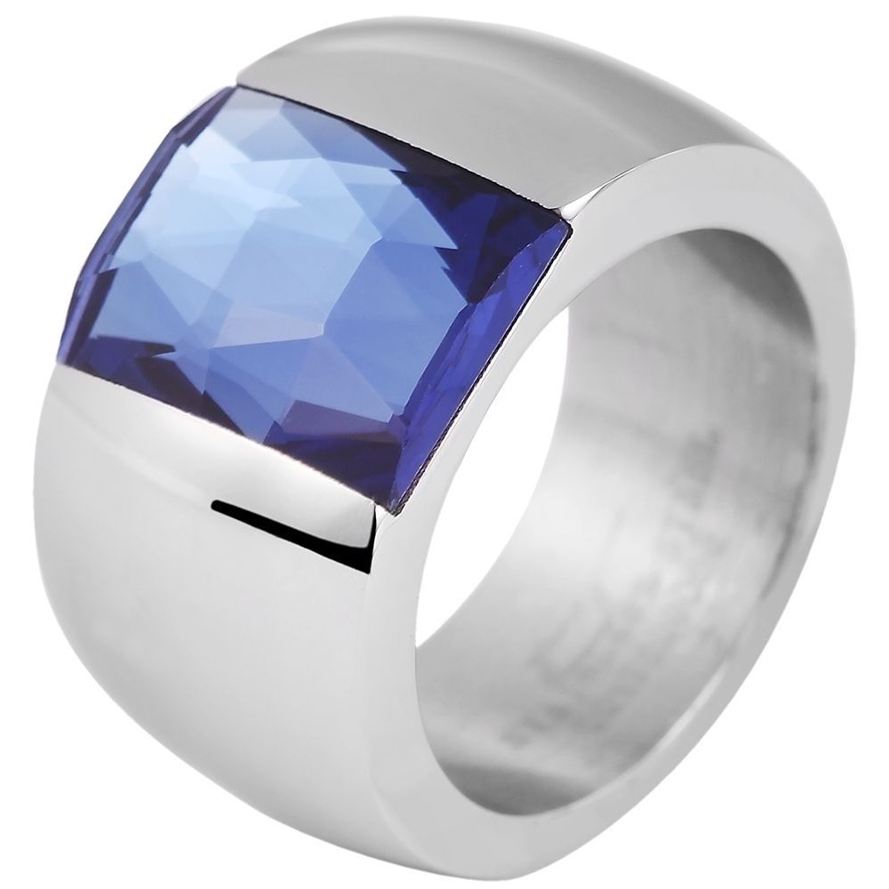 Fingerring ADELIA´S "Damen Ring aus Edelstahl" Gr. 58, silber, Fingerringe, Damen, 58, Edelstahl, Fingerring 4