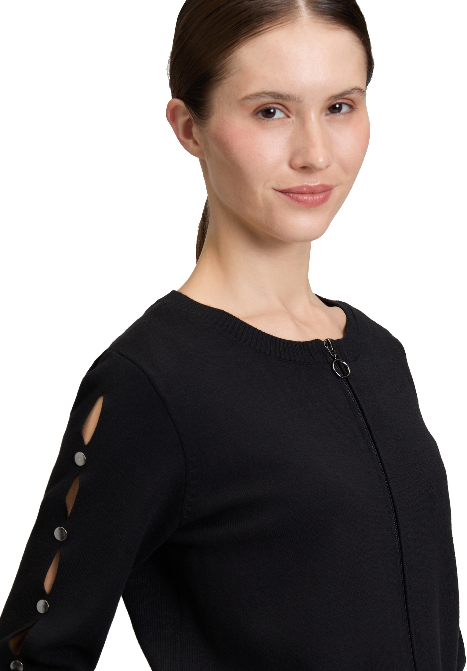 Betty Barclay Strickjacke »Betty Barclay Damen Strick-Cardigan mit Reißverschluss«