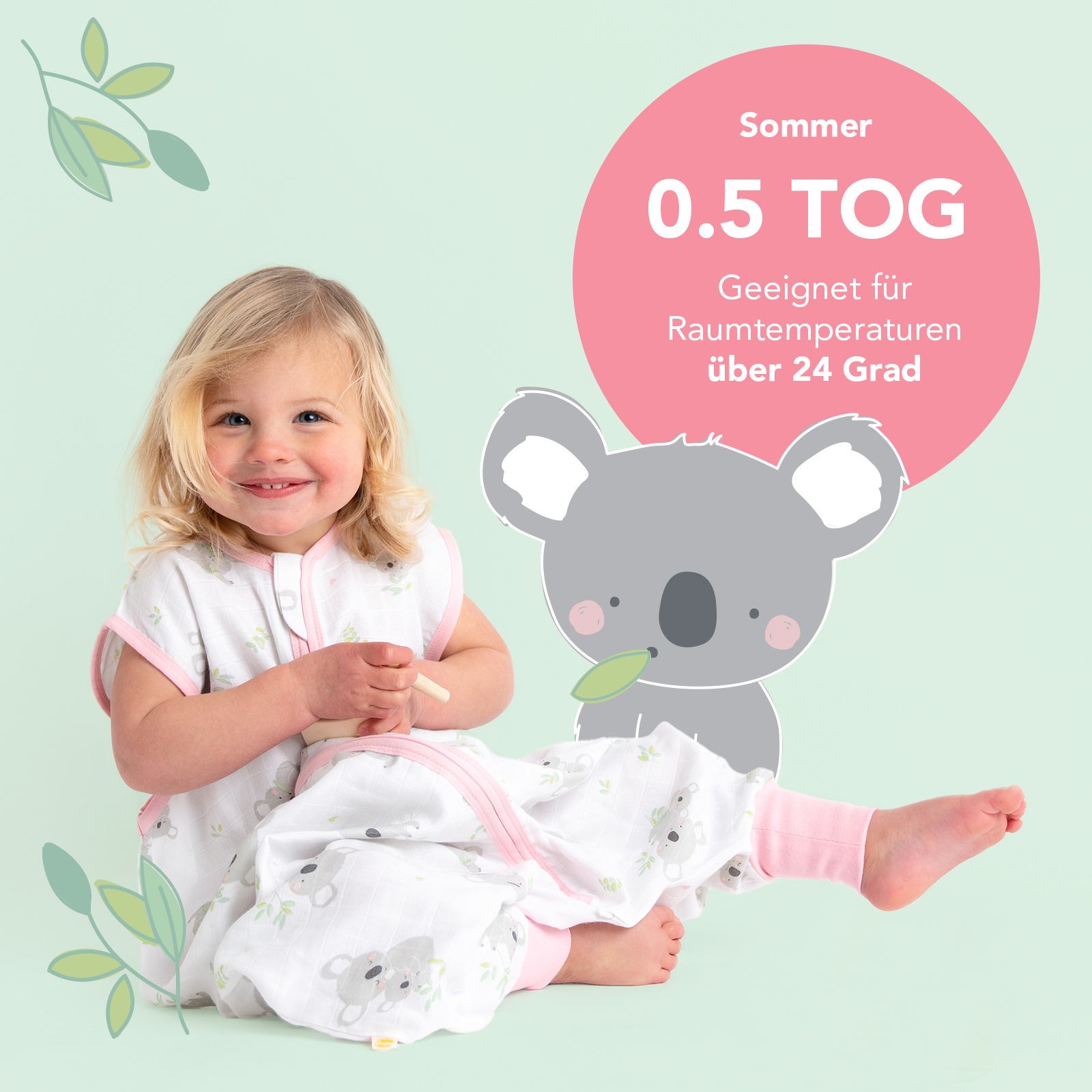 Schlummersack Babyschlafsack »Schlafsack mit Füßen 0.5 Tog«