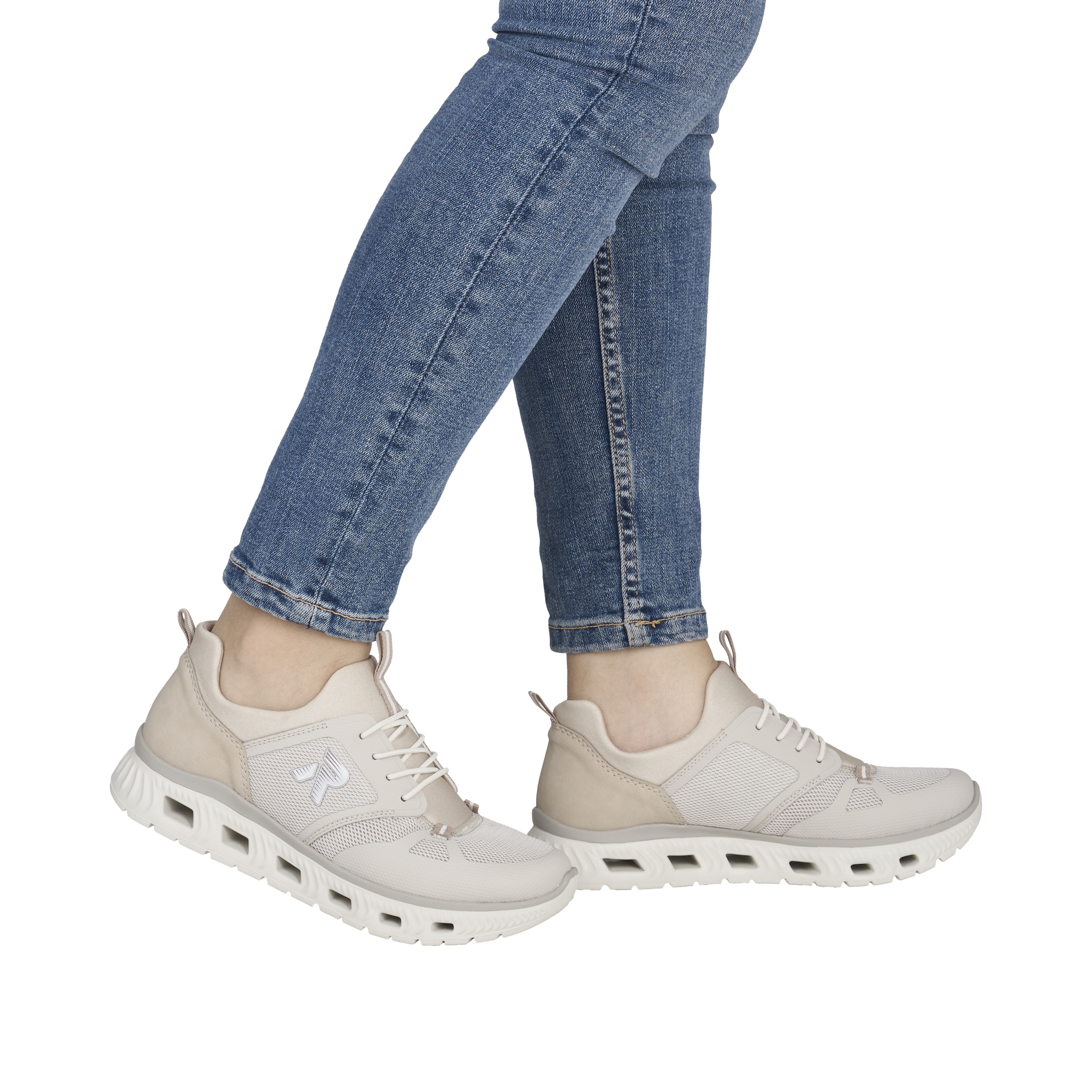 Rieker Slip-On Sneaker  Slipper, Freizeitsneaker, Halbschuh mit MemoSoft- Innensohle