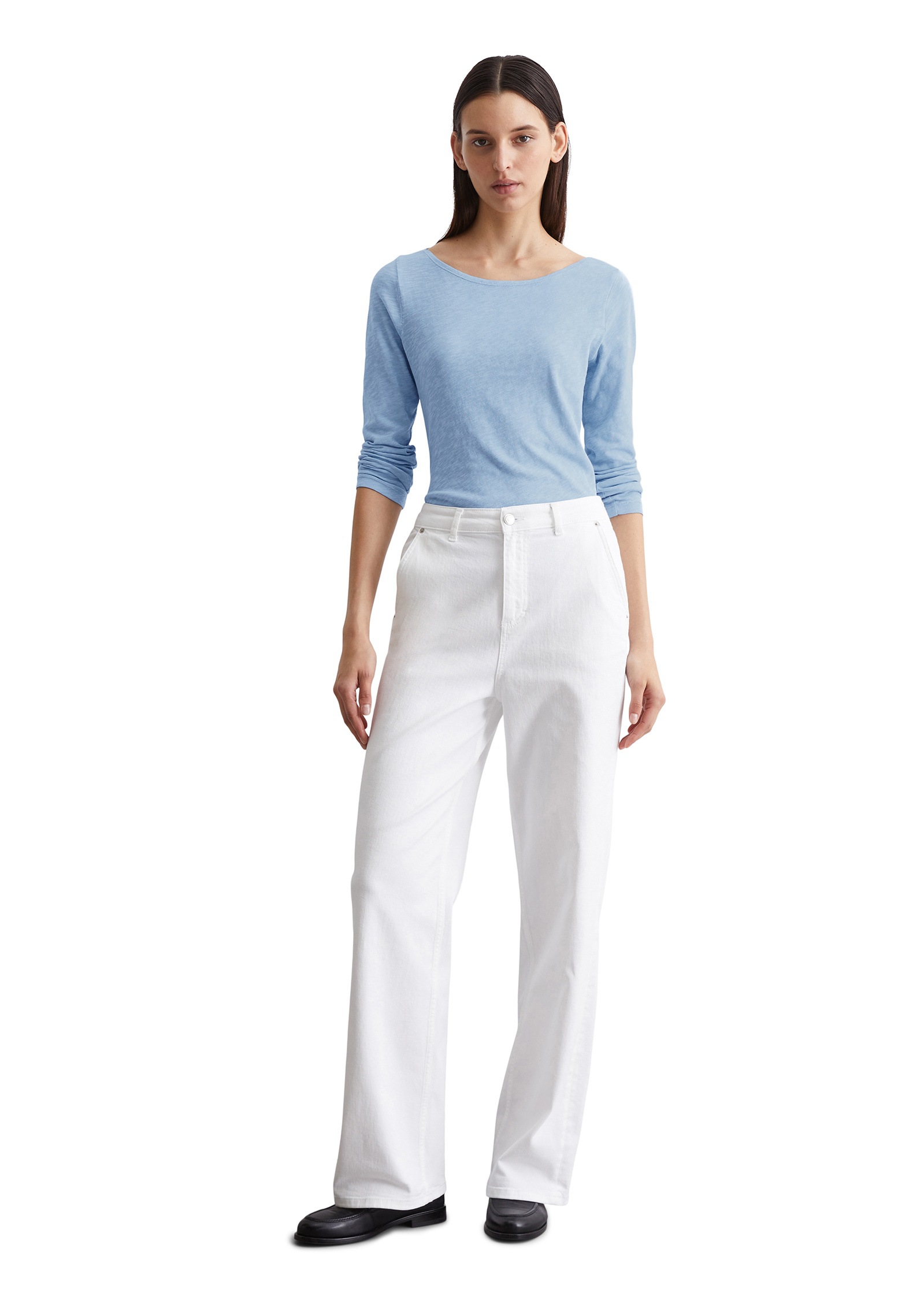 Marc O'Polo Langarmshirt »aus Slub Jersey«