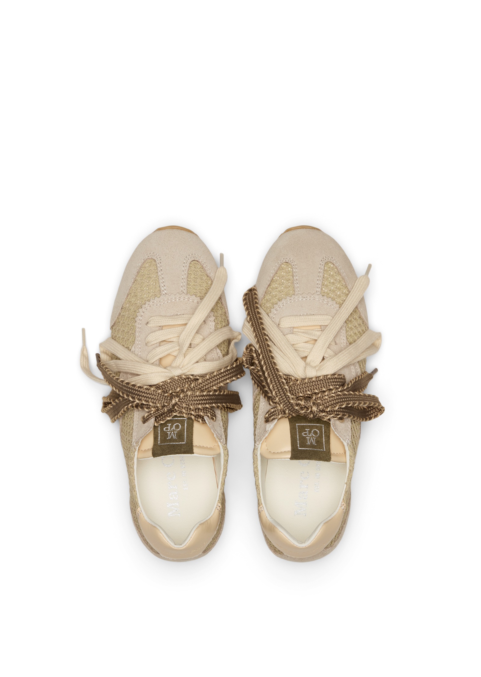 Marc O'Polo Sneaker »in luftiger Häkeloptik mit Leder«