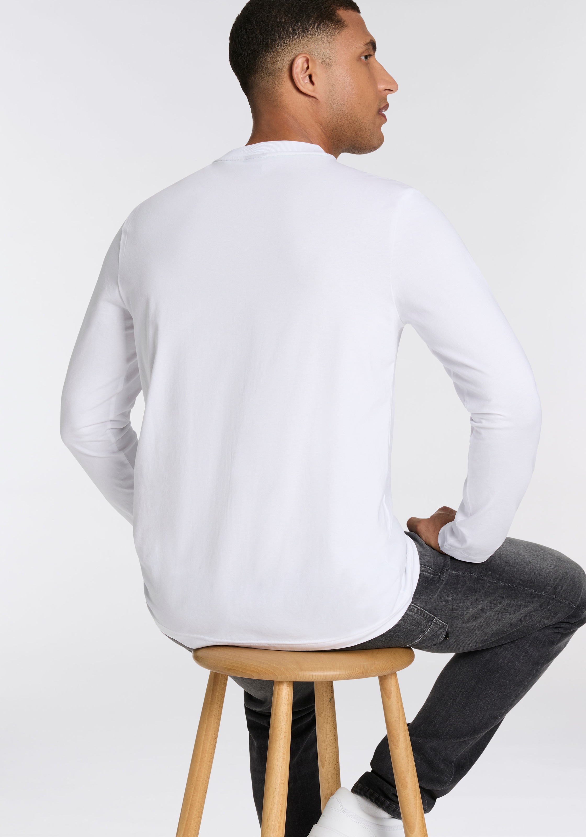 BOSS GREEN Langarmshirt "Tee Long", mit Rundhalsausschnitt günstig online kaufen