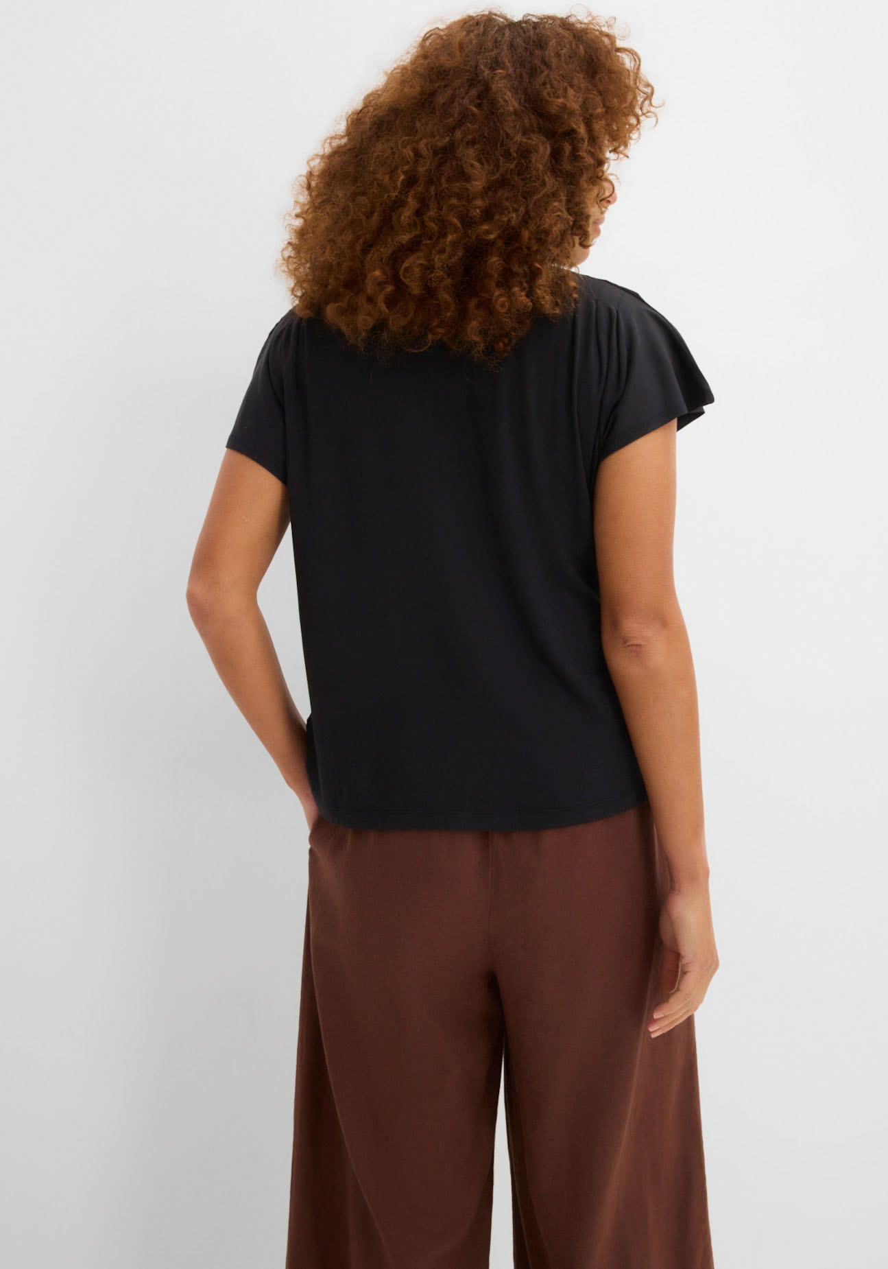 Bonprix Women T-Shirt Black Size L 5