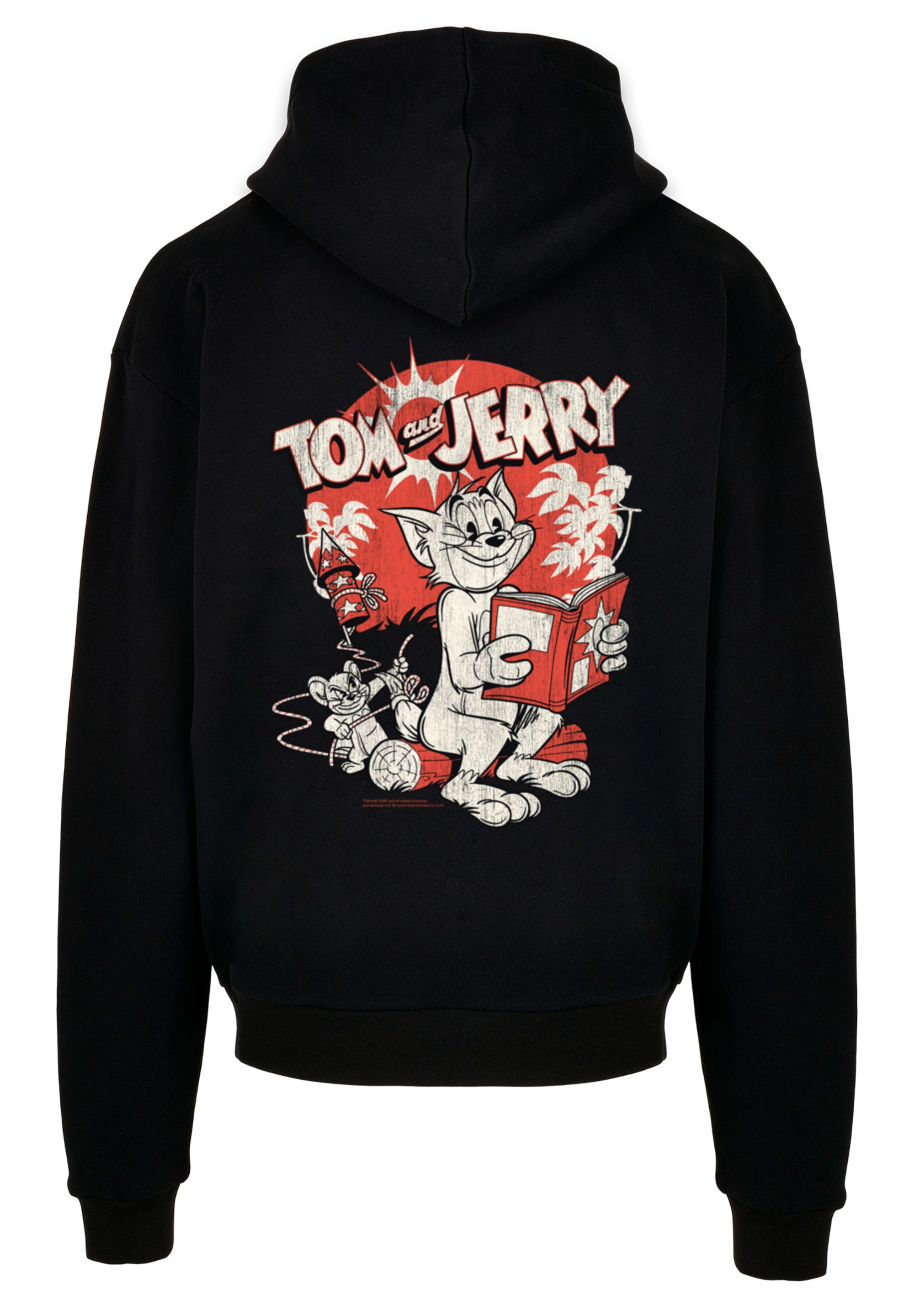 F4NT4STIC Kapuzenpullover »Tom And Jerry Rocket Prank«, Print