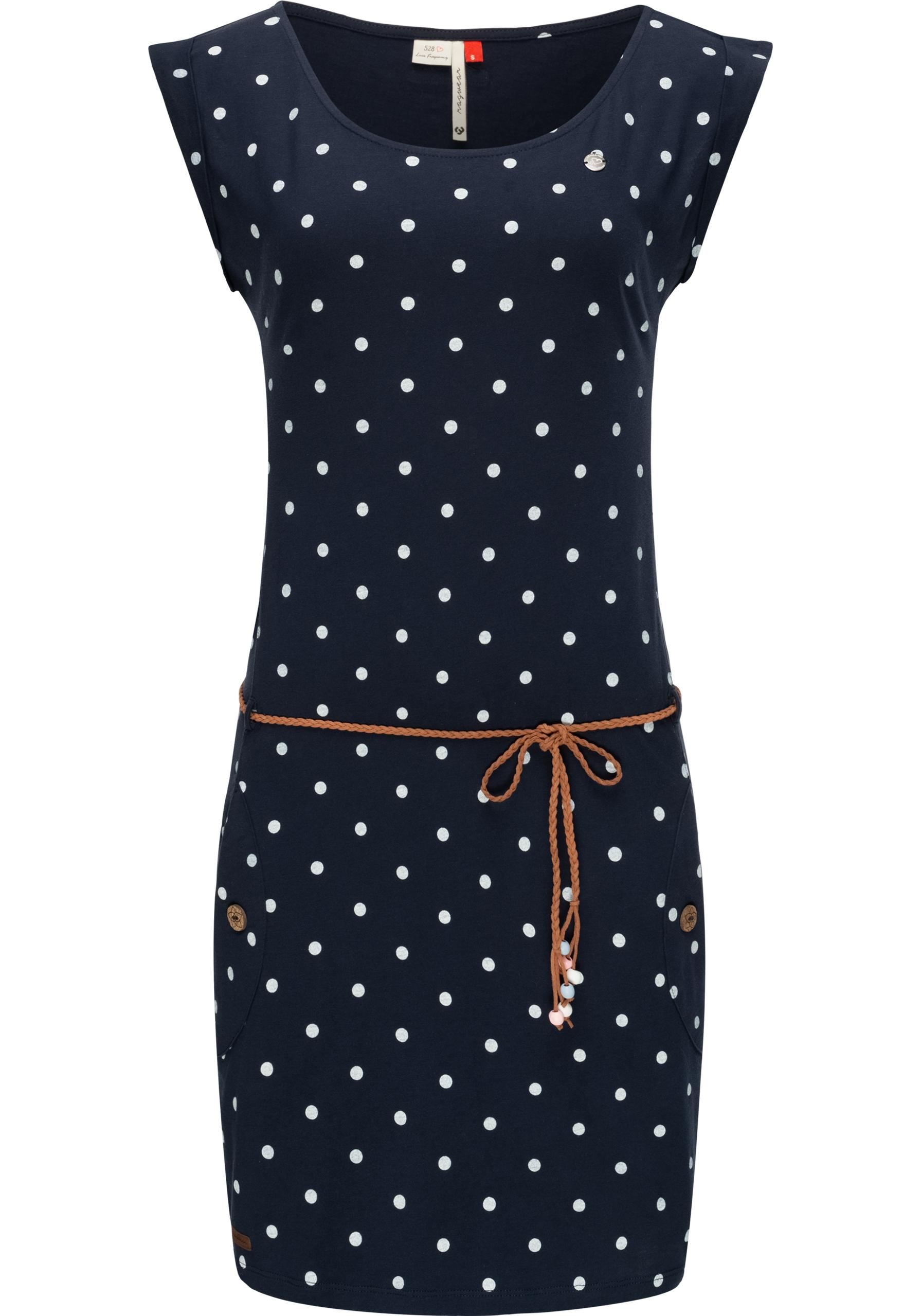 Ragwear Sommerkleid "Tag Dots", leichtes Baumwoll Kleid mit Pünktchen-Muste günstig online kaufen