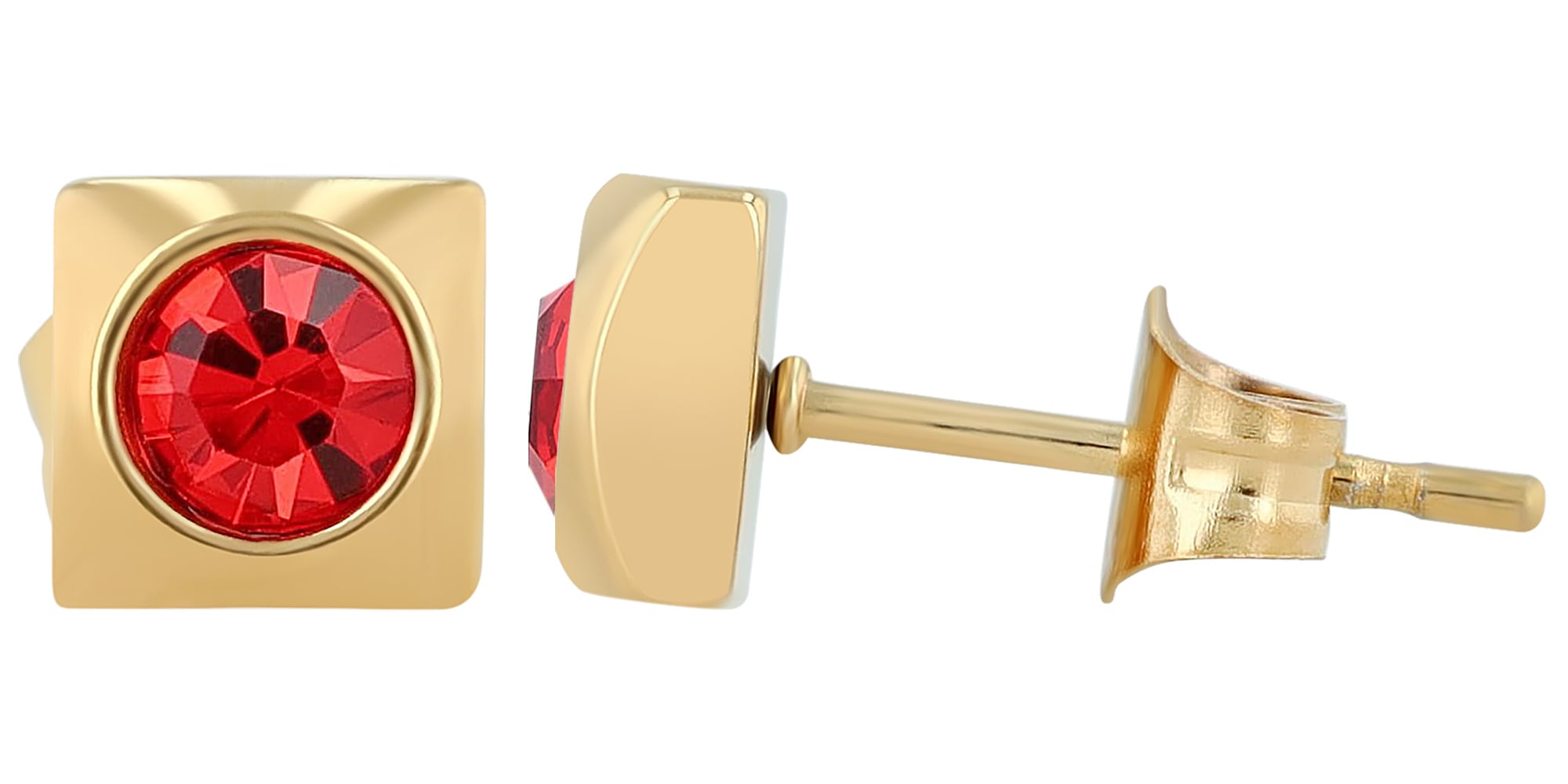 Adelia´s Paar Ohrstecker »Ohrringe – Ohrstecker aus Edelstahl mit Strass Steinchen« Ideal als Geschenk für besondere Anlässe
