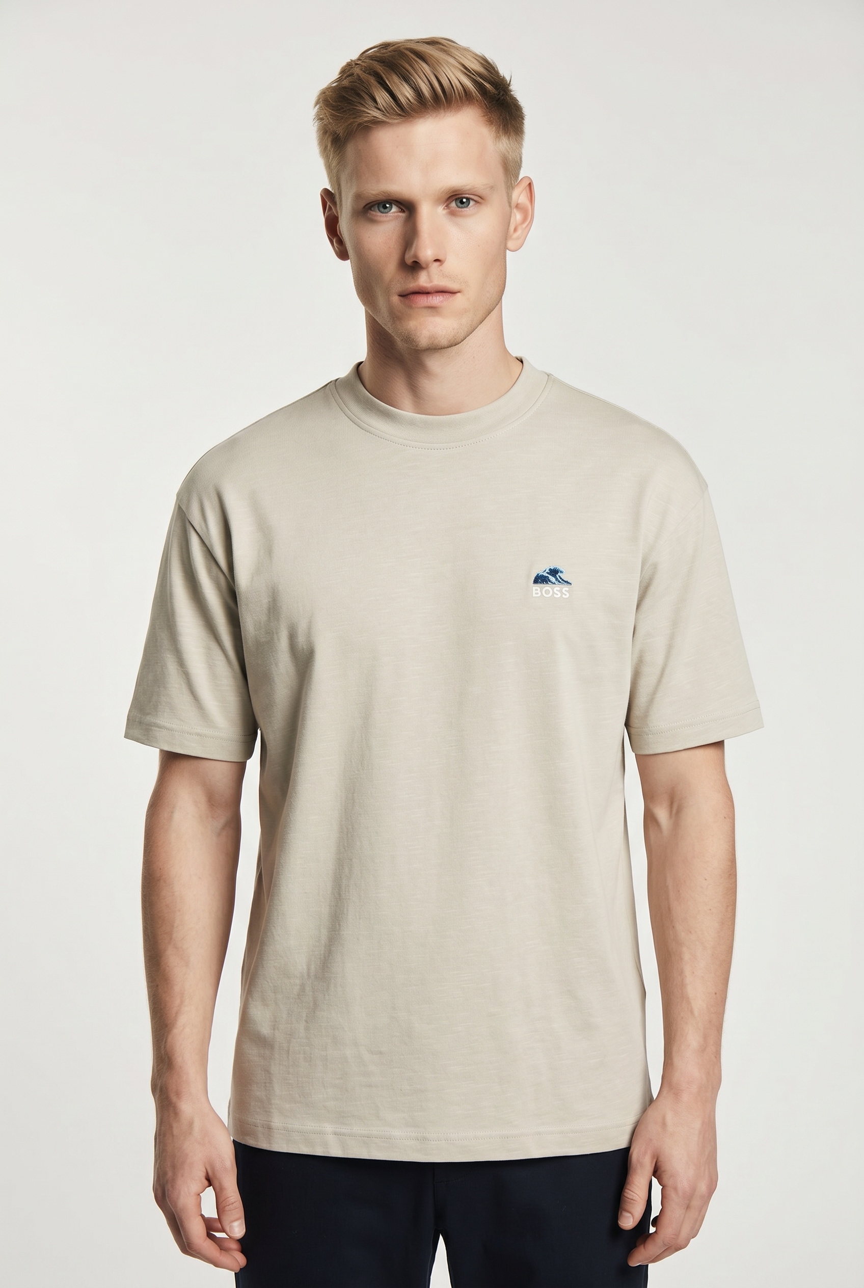 BOSS Orange Te Numbers T-Shirt Light Beige XXL 2