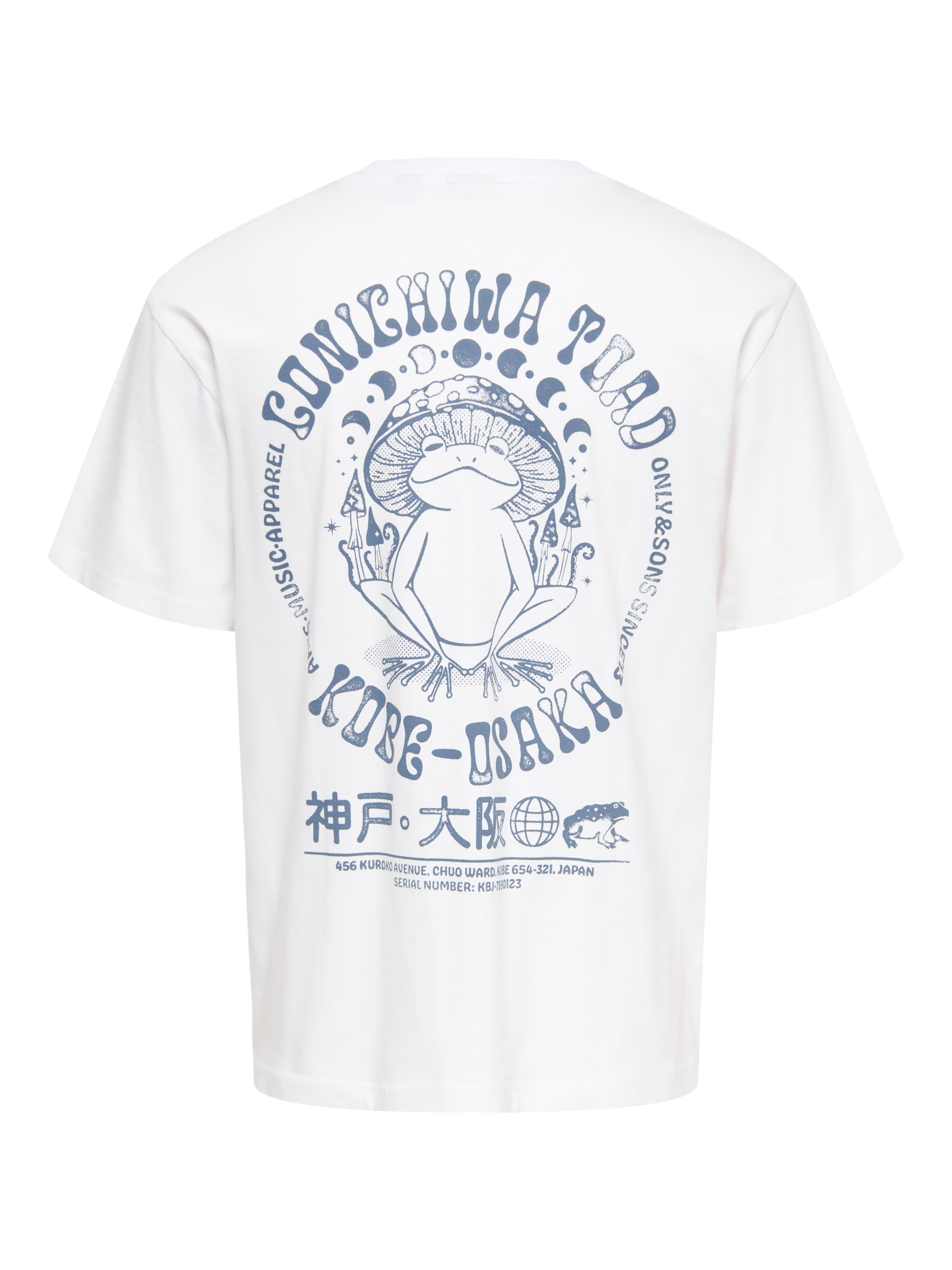 ONLY & SONS T-Shirt »ONSFRED LIFE RLX SS PRINT TEE NOOS« Baumwolle, relaxed fit